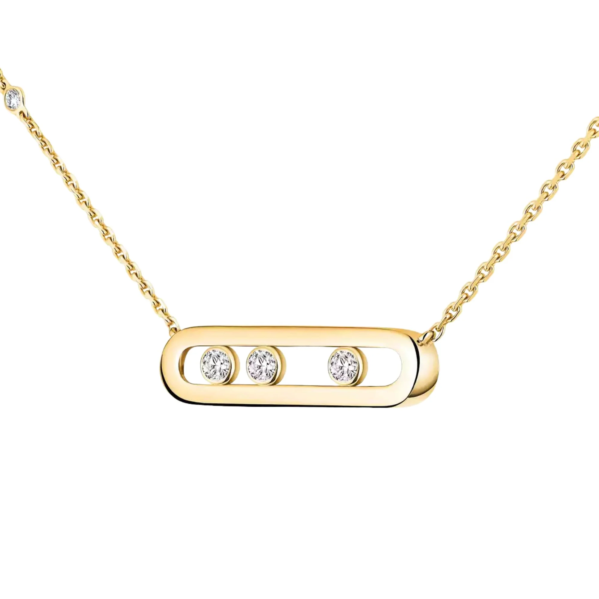 Baby Move Diamond Necklace - Image 3