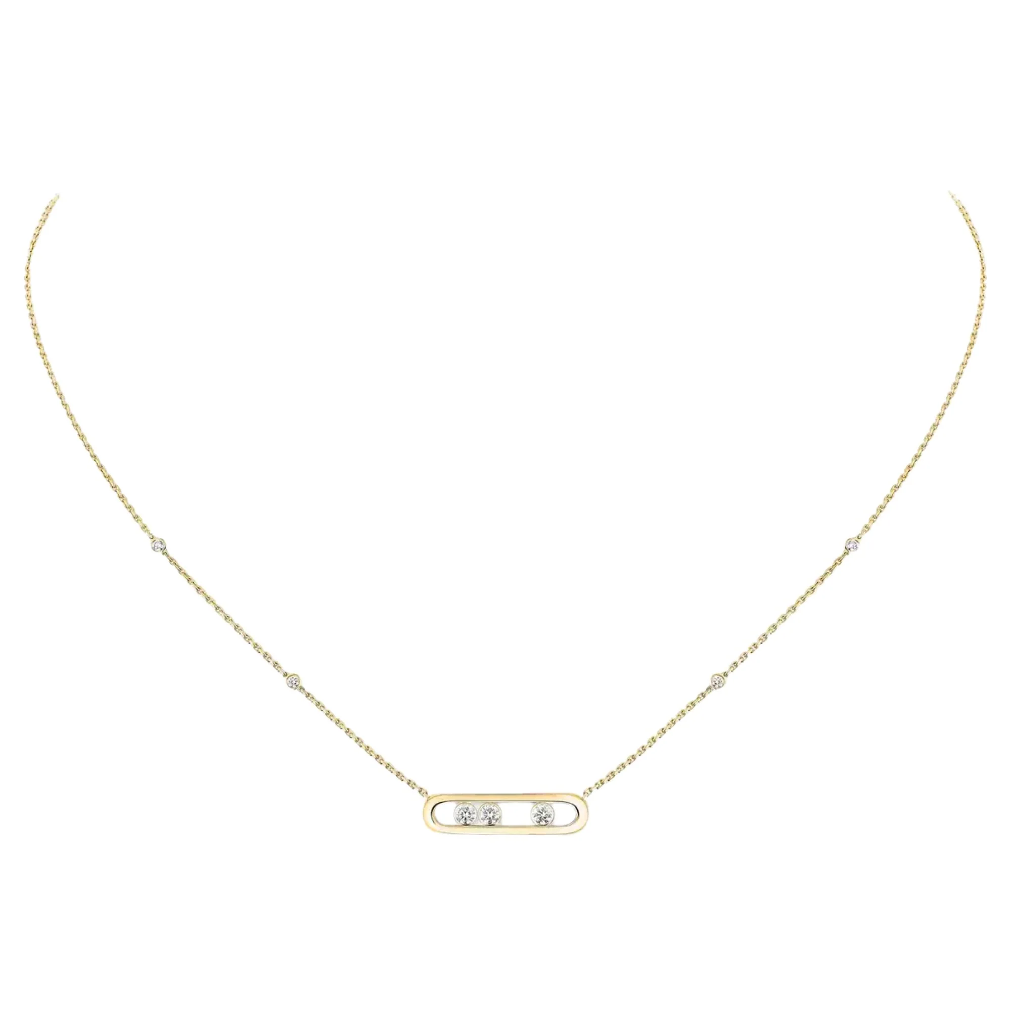 Baby Move Diamond Necklace - Image 4