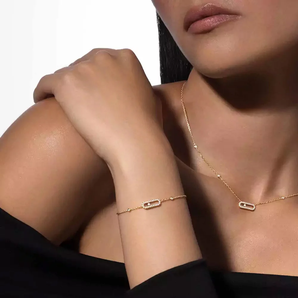 Move Uno Pave Diamond Bracelet - Image 2