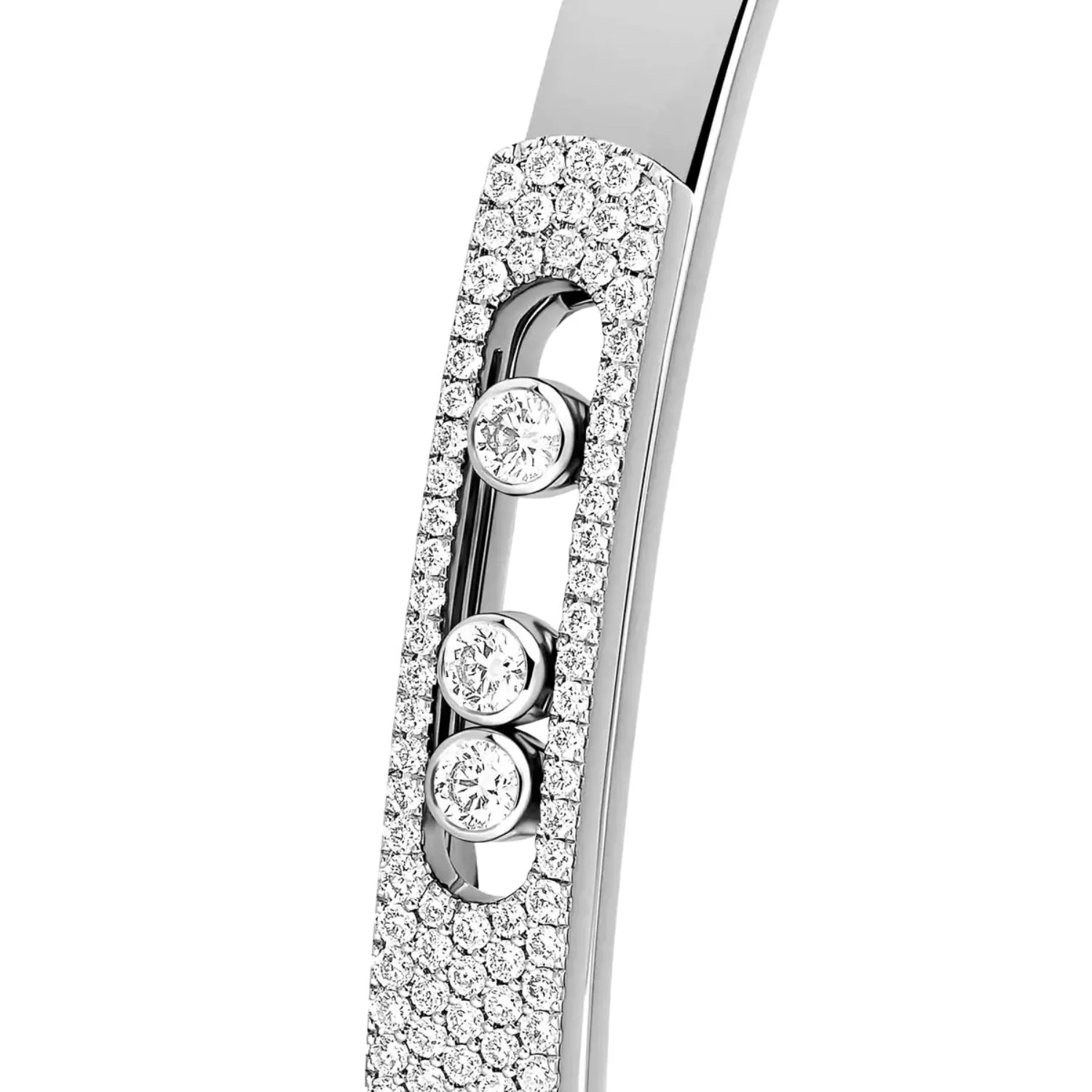 Move Noa Semi Pave Diamond Bangle - Image 6