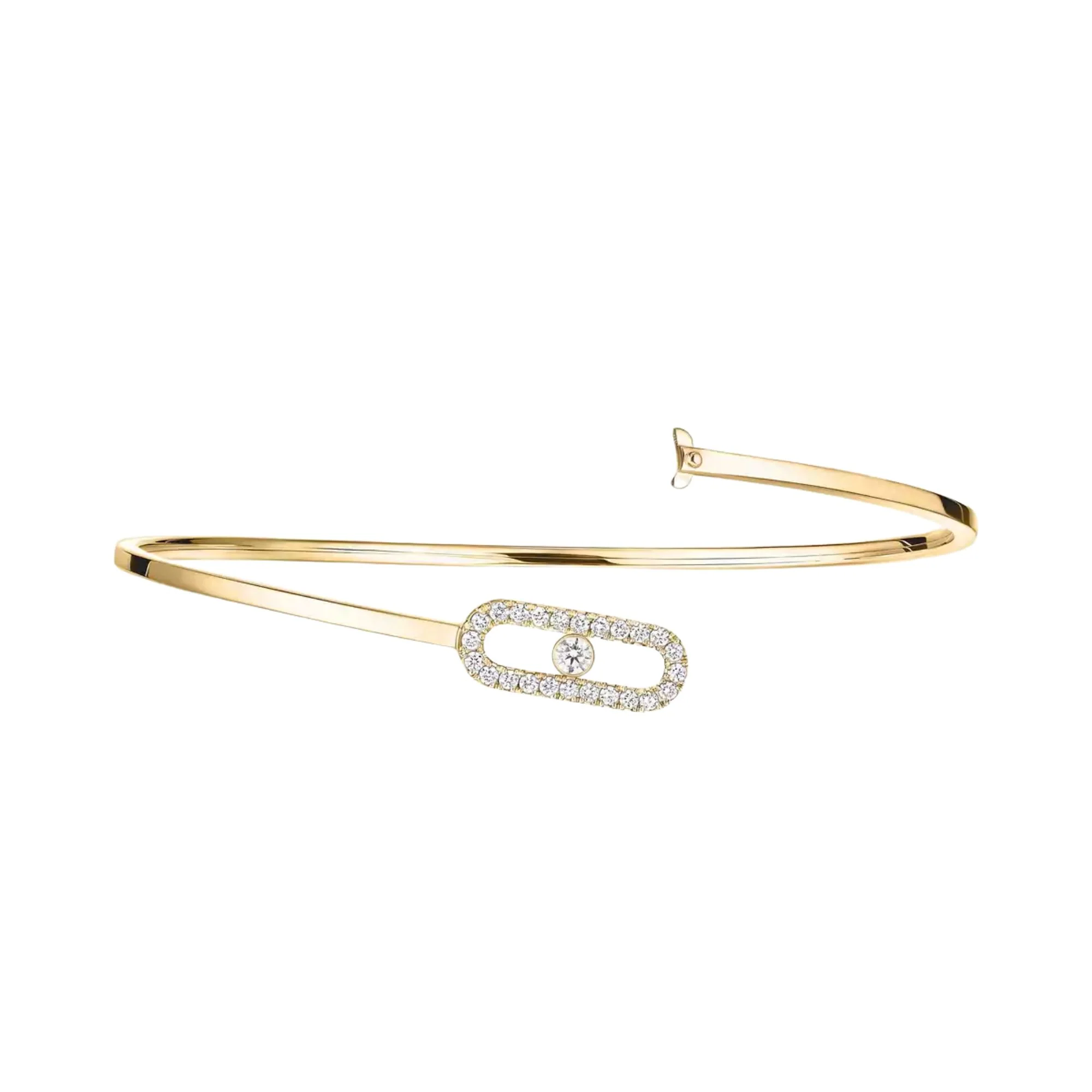 Small Move Uno Pave Flex Bangle - Image 4