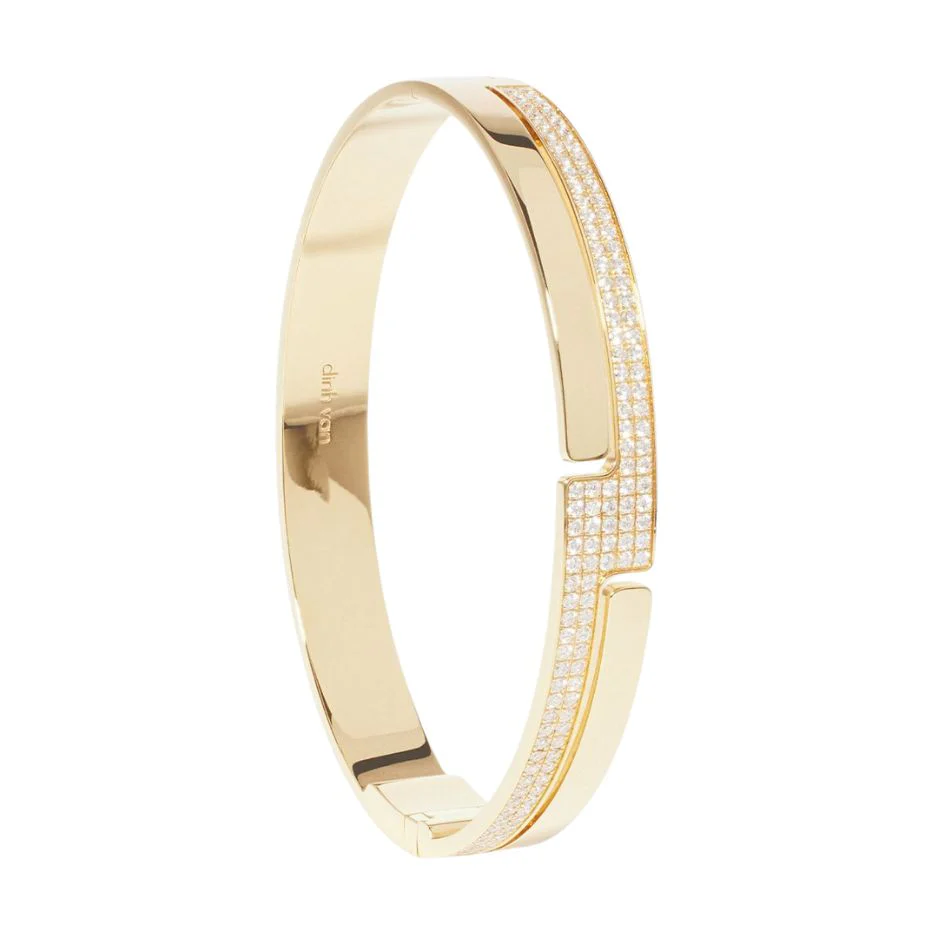 Small Seventies Pavé Diamond Bracelet - Image 3