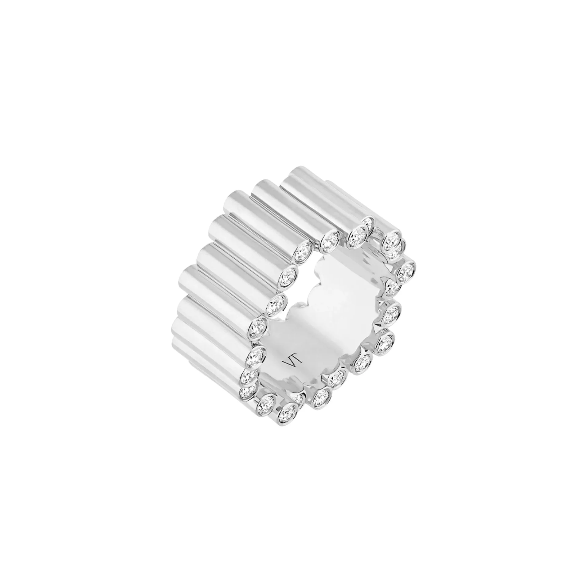 Large Diamond Edge Ring - Image 5