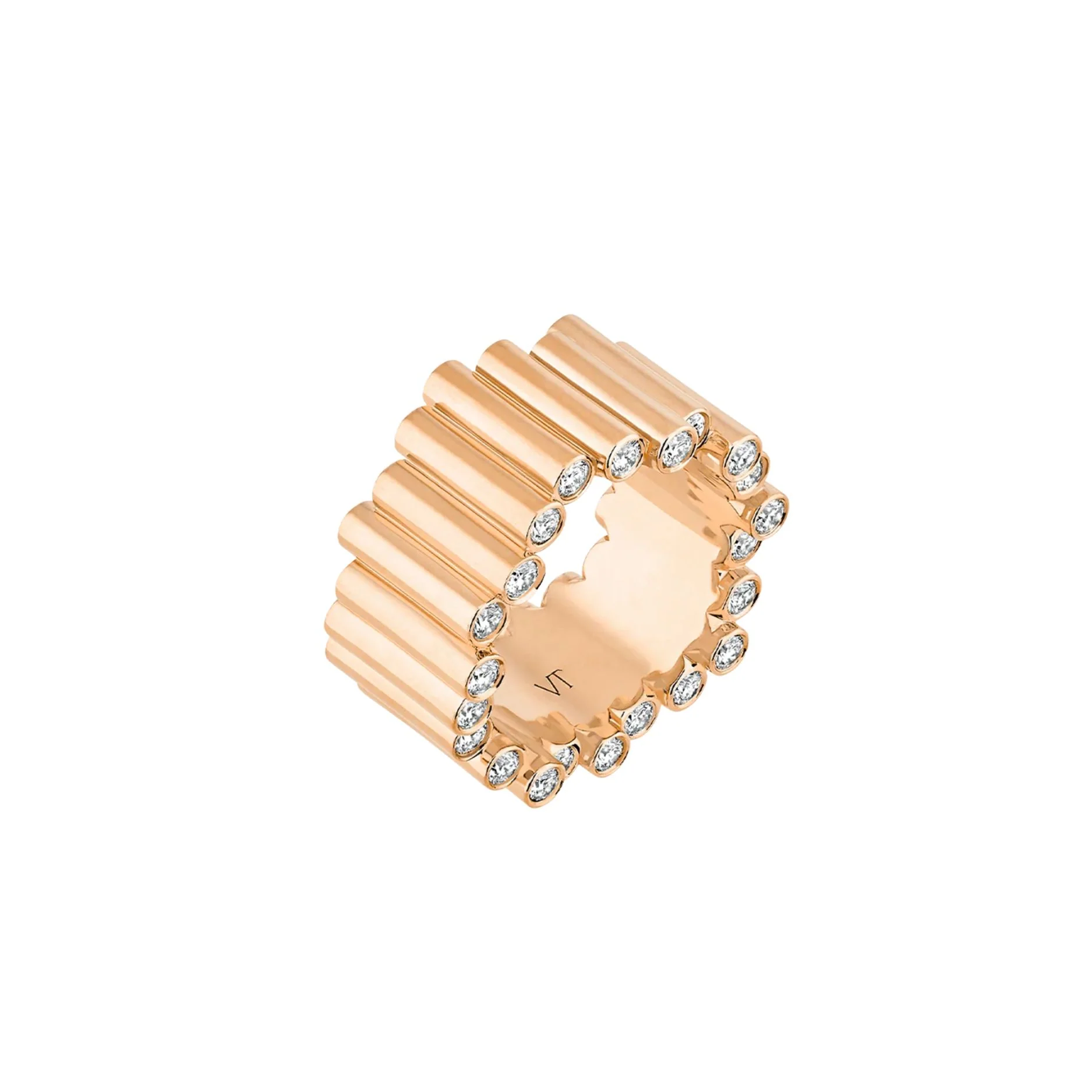 Large Diamond Edge Ring - Image 6