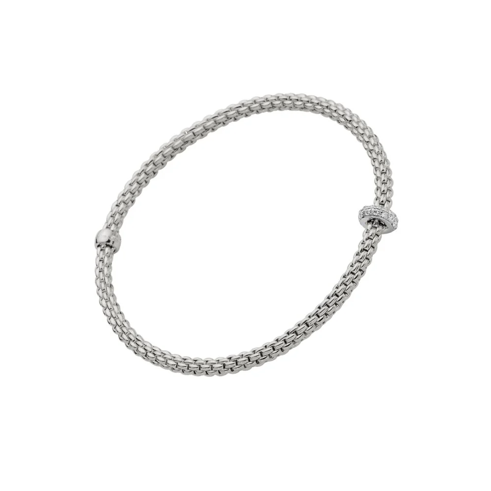 Prima Flex'It  Bracelet with Pave Diamond Rondelle - Image 3
