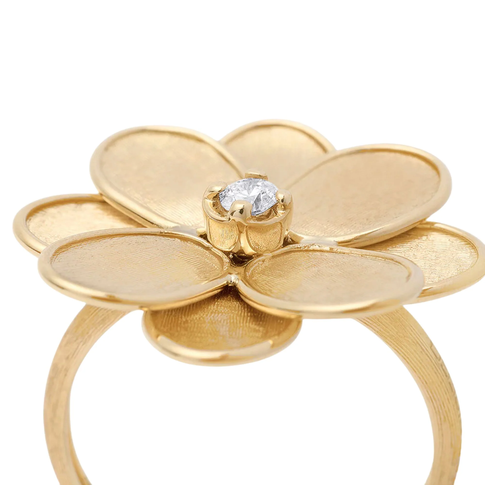 Petali Collection Diamond Flower Ring - Image 3