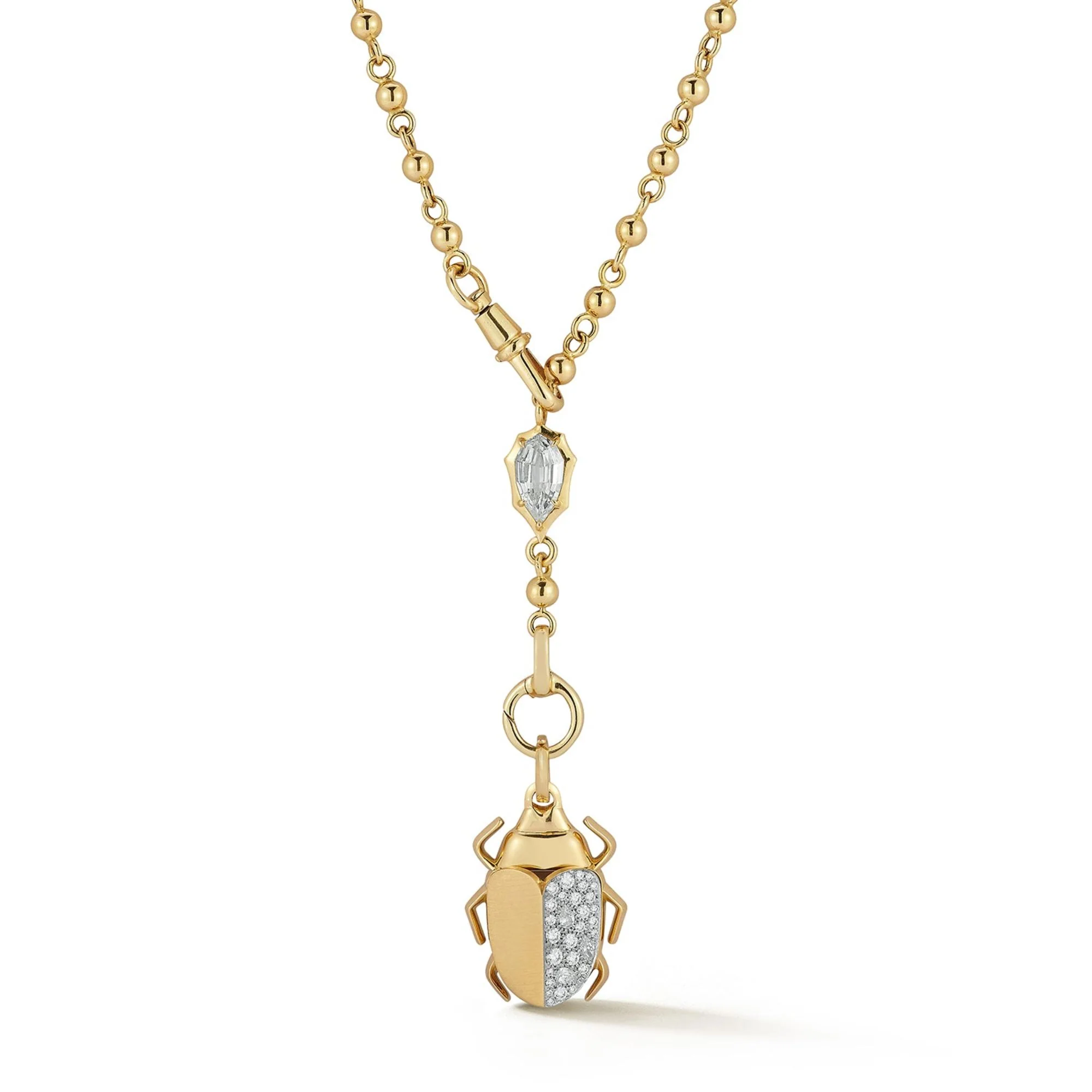 Alchemy Diamond Lariat on Rose-Arie Chain - Image 3