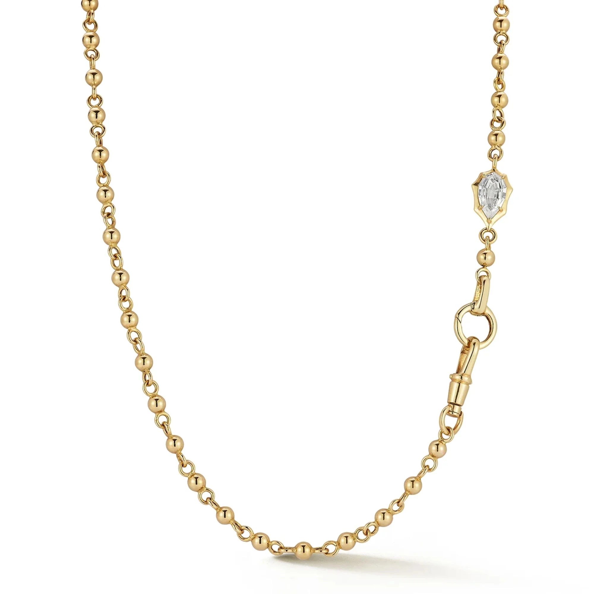 Alchemy Diamond Lariat on Rose-Arie Chain - Image 4