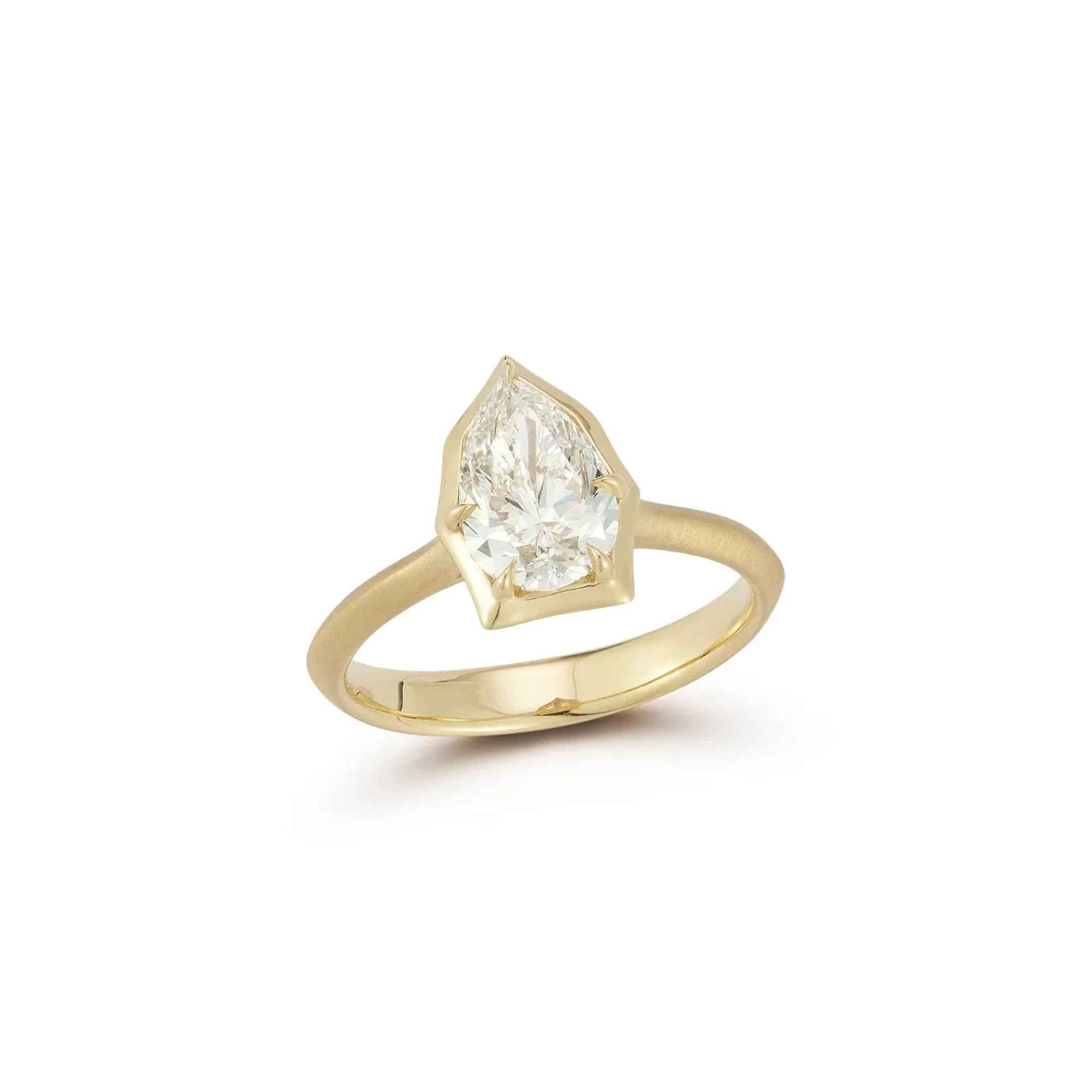 Alchemy Diamond Pear Solitaire Ring - Image 3
