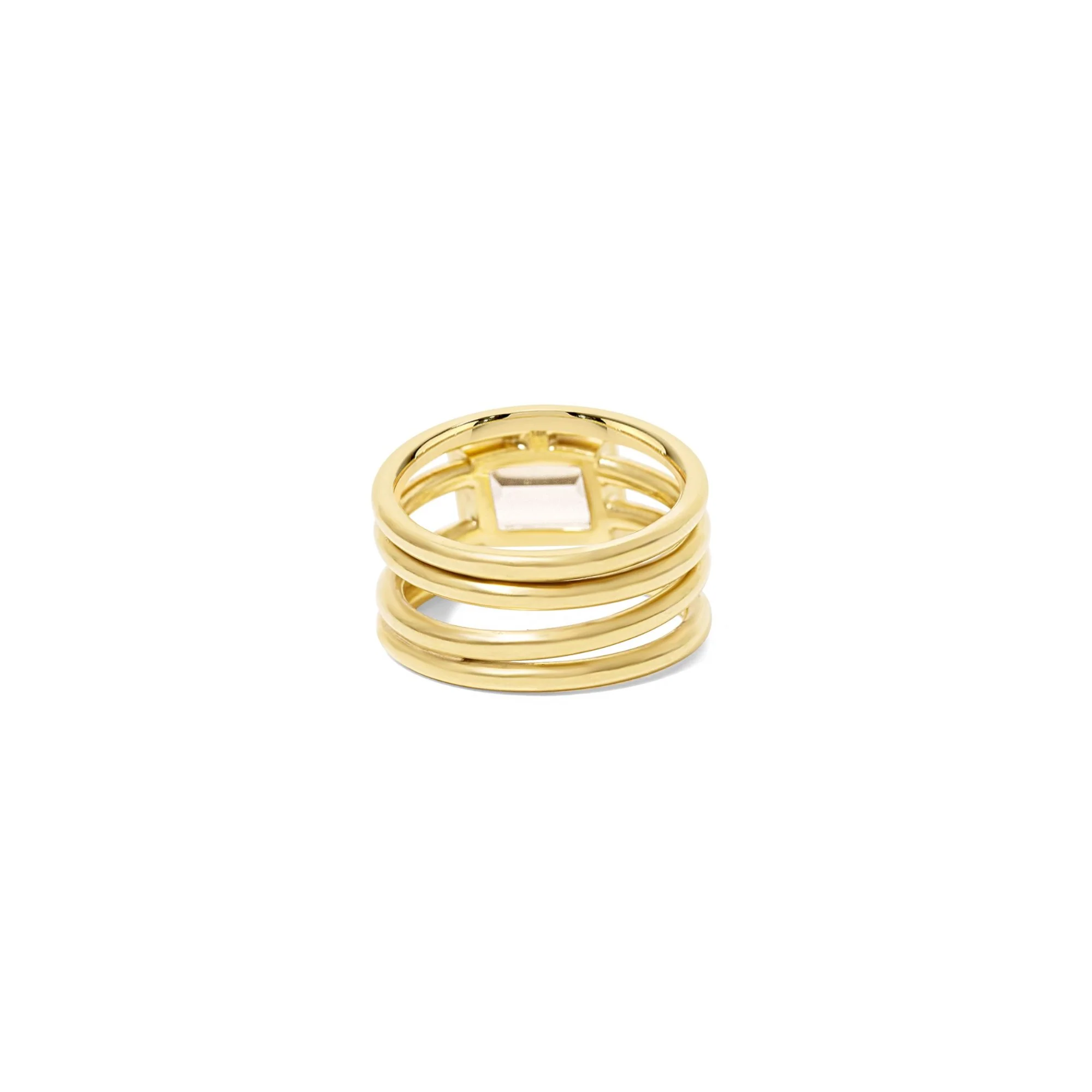 Baguette Diamond Spiral Ring - Image 4