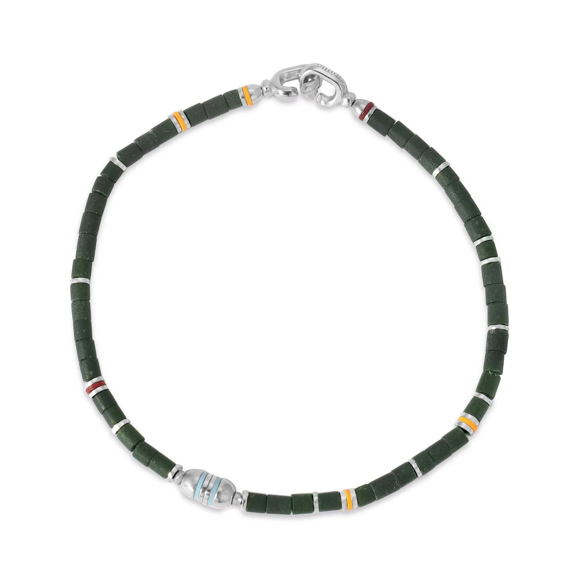 Cherish Bracelet with Dark Green Jade - Image 2