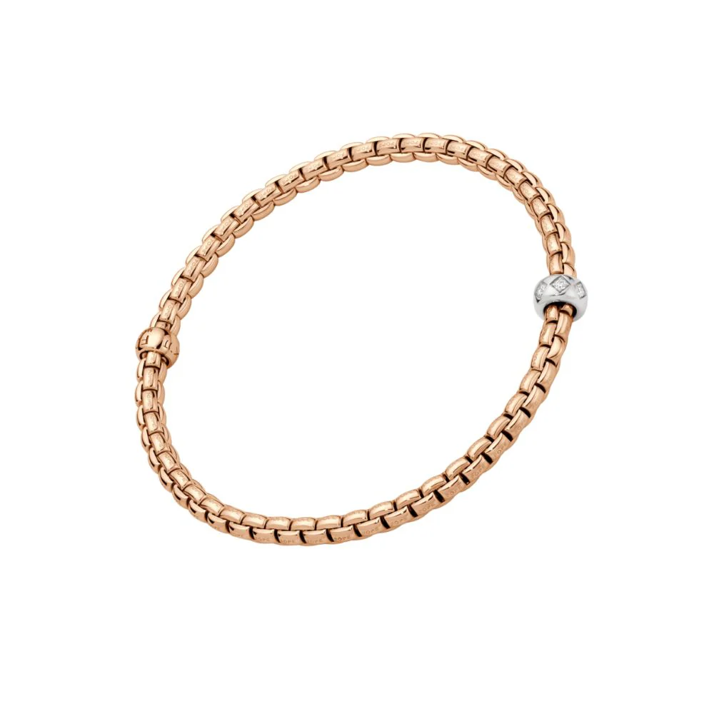 Eka Flex'It Bracelet with Rhombus-Set Diamond Rondelle - Image 5