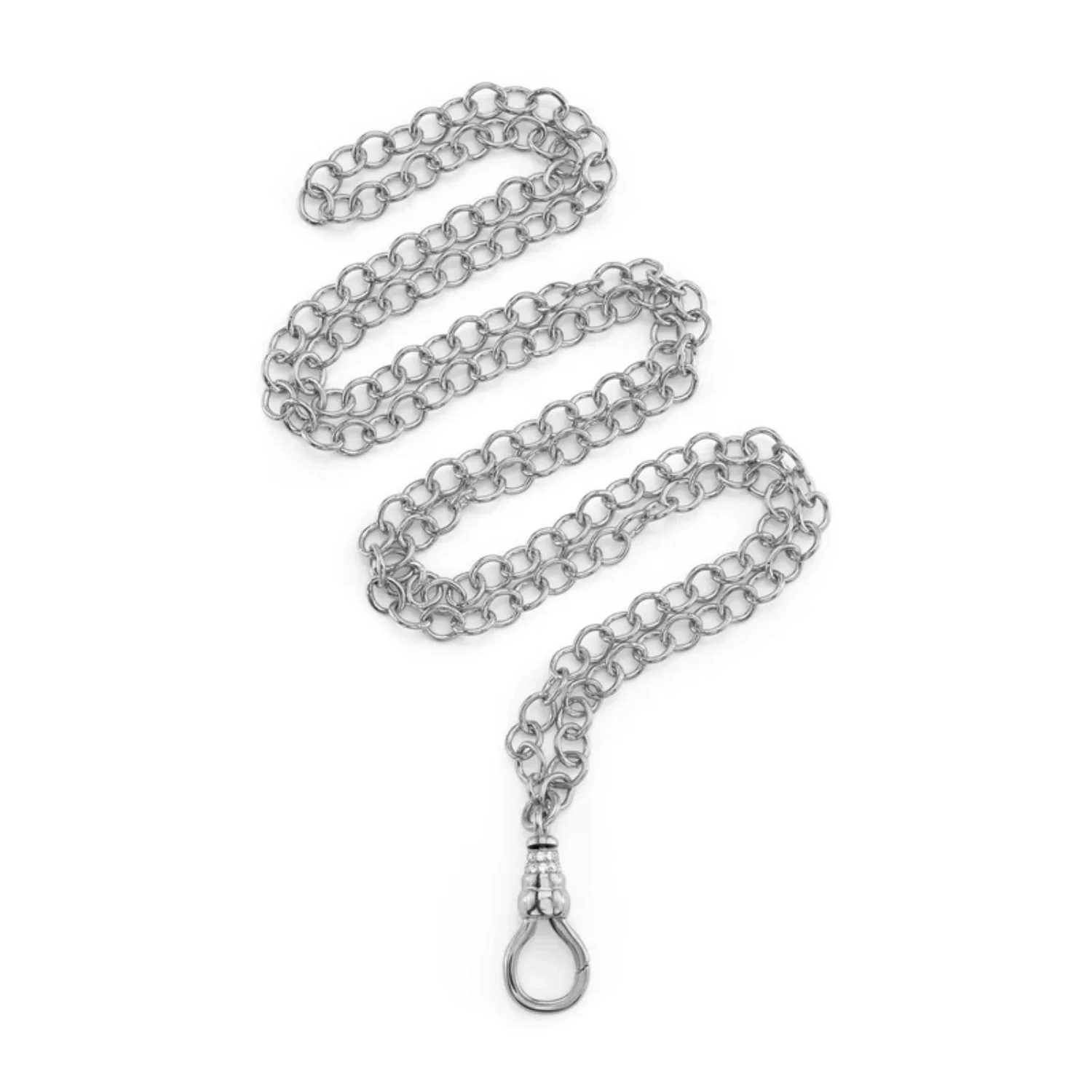 Evren Link Diamond Clasp Necklace - Image 3