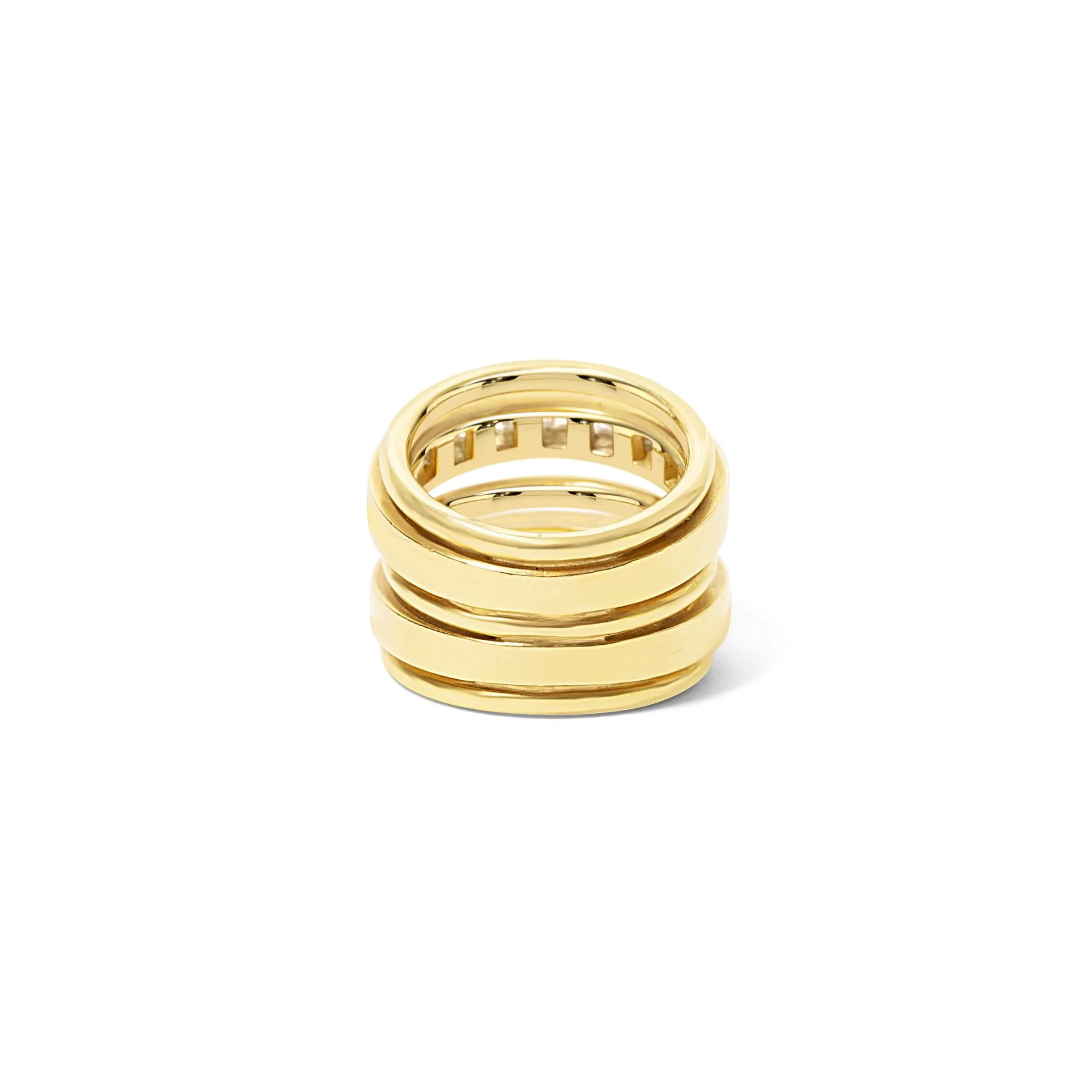 French Cut Diamond Spiral Ring - Image 3