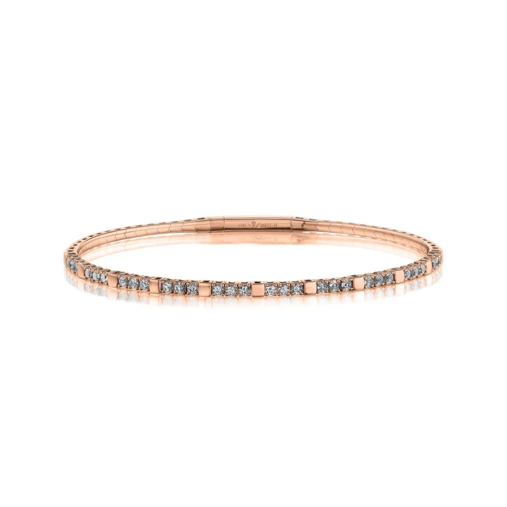 Diamond Pattern Flex Bangle - Image 3
