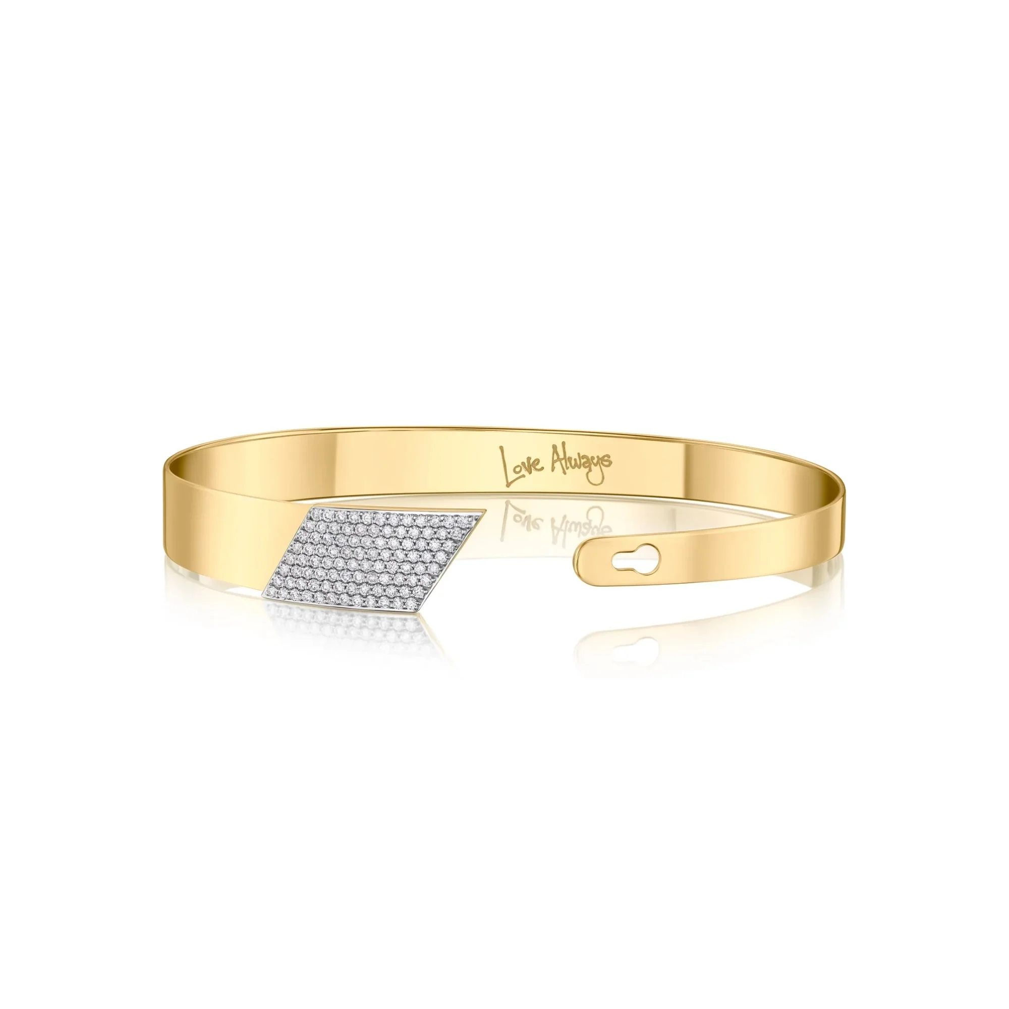 Graduated Angle Love Always Bracelet - Image 3