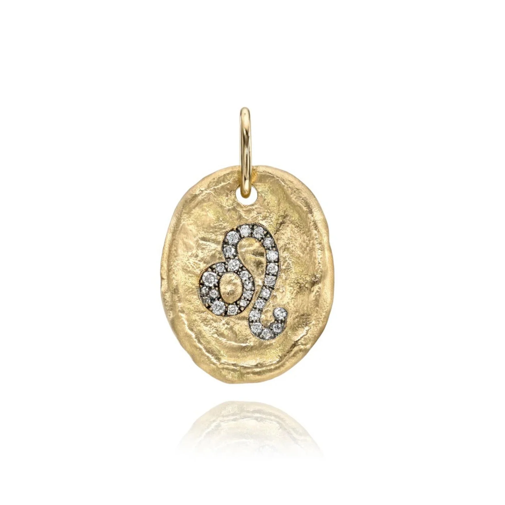 Hammered Oval Zodiac Charm - Image 10