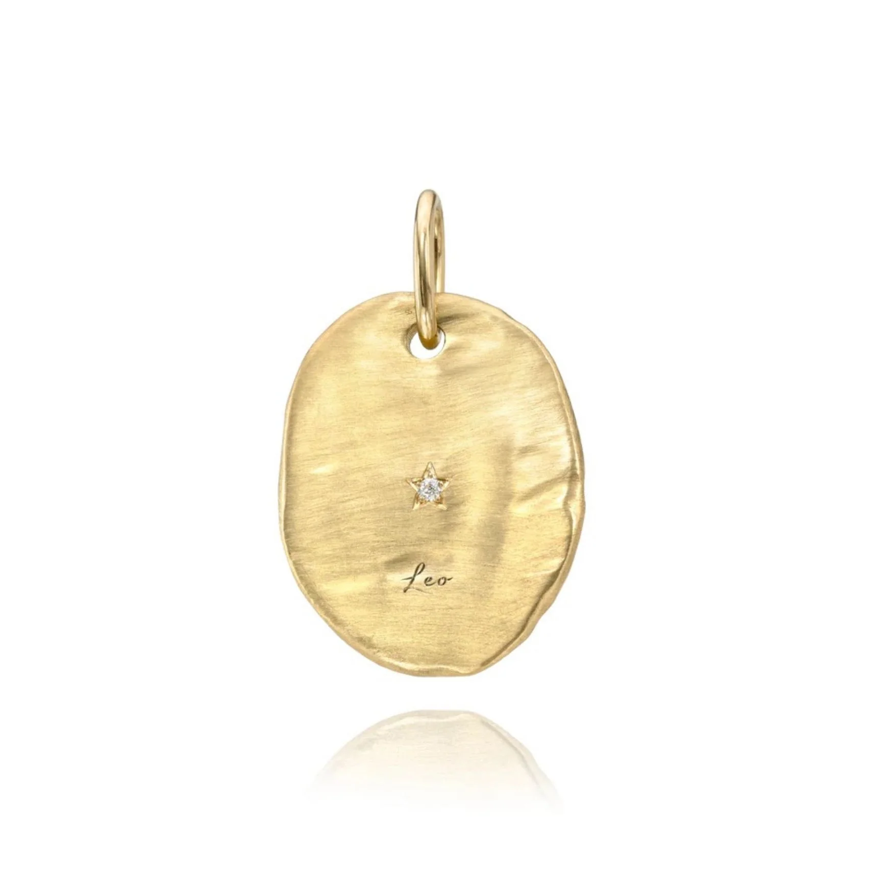 Hammered Oval Zodiac Charm - Image 11