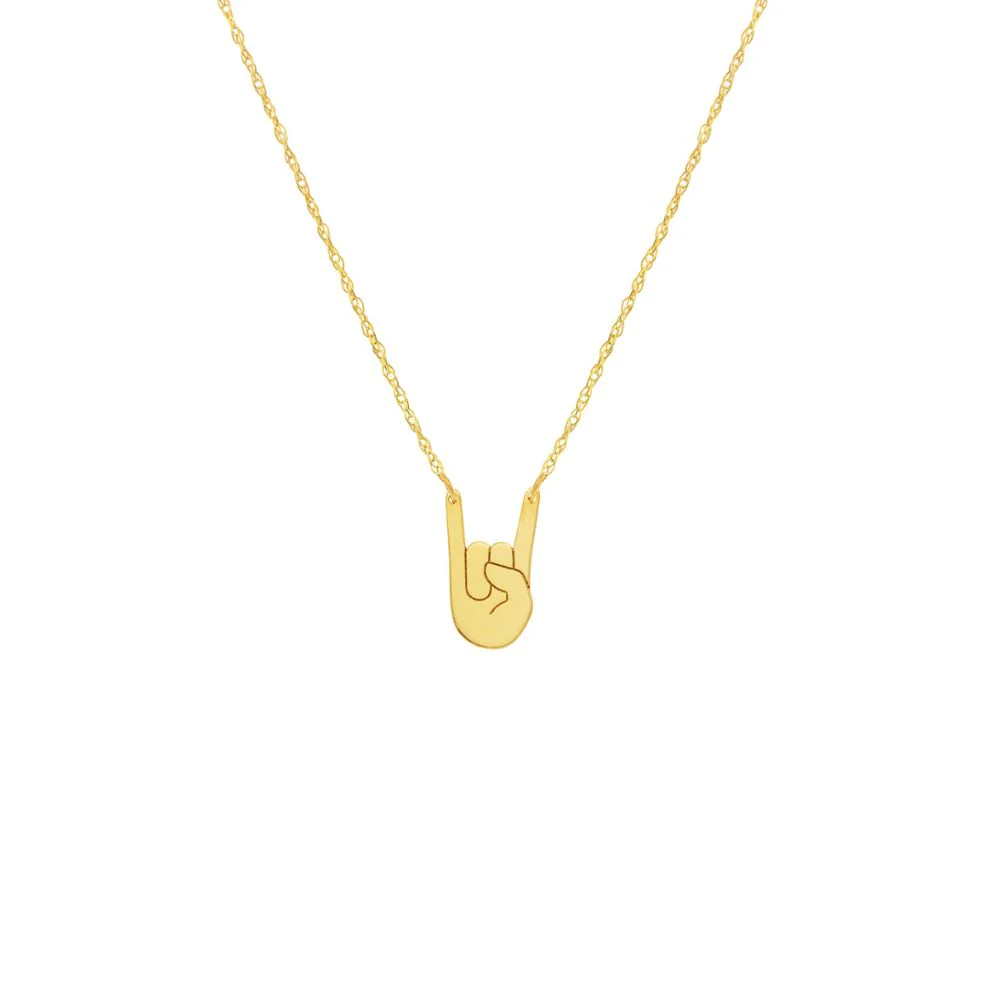 "Hook 'Em" Hand Necklace - Image 2