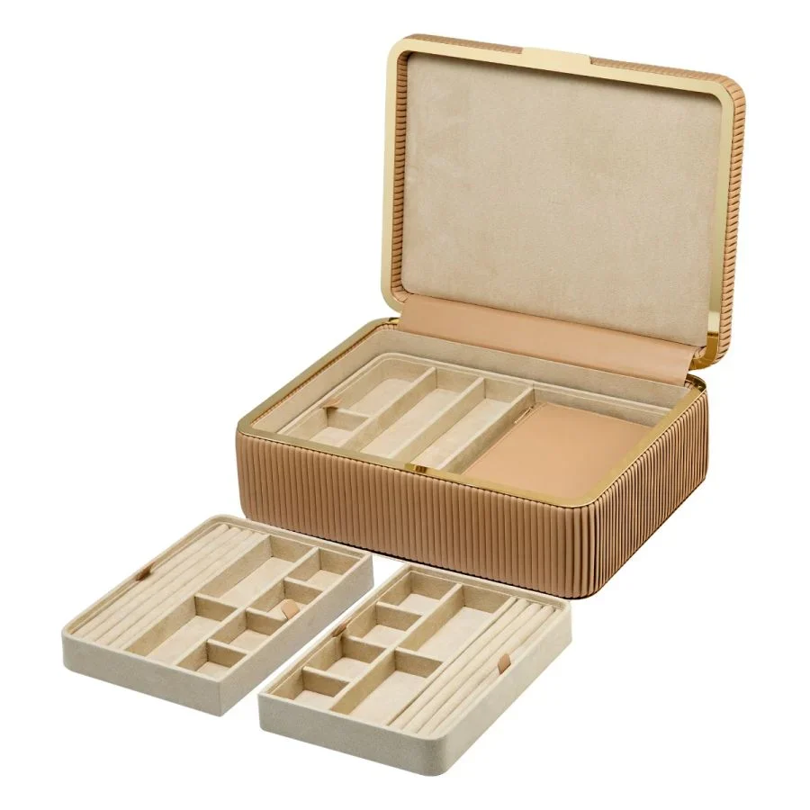 The Large Bella Jewelry Box in Mocha - Image 4