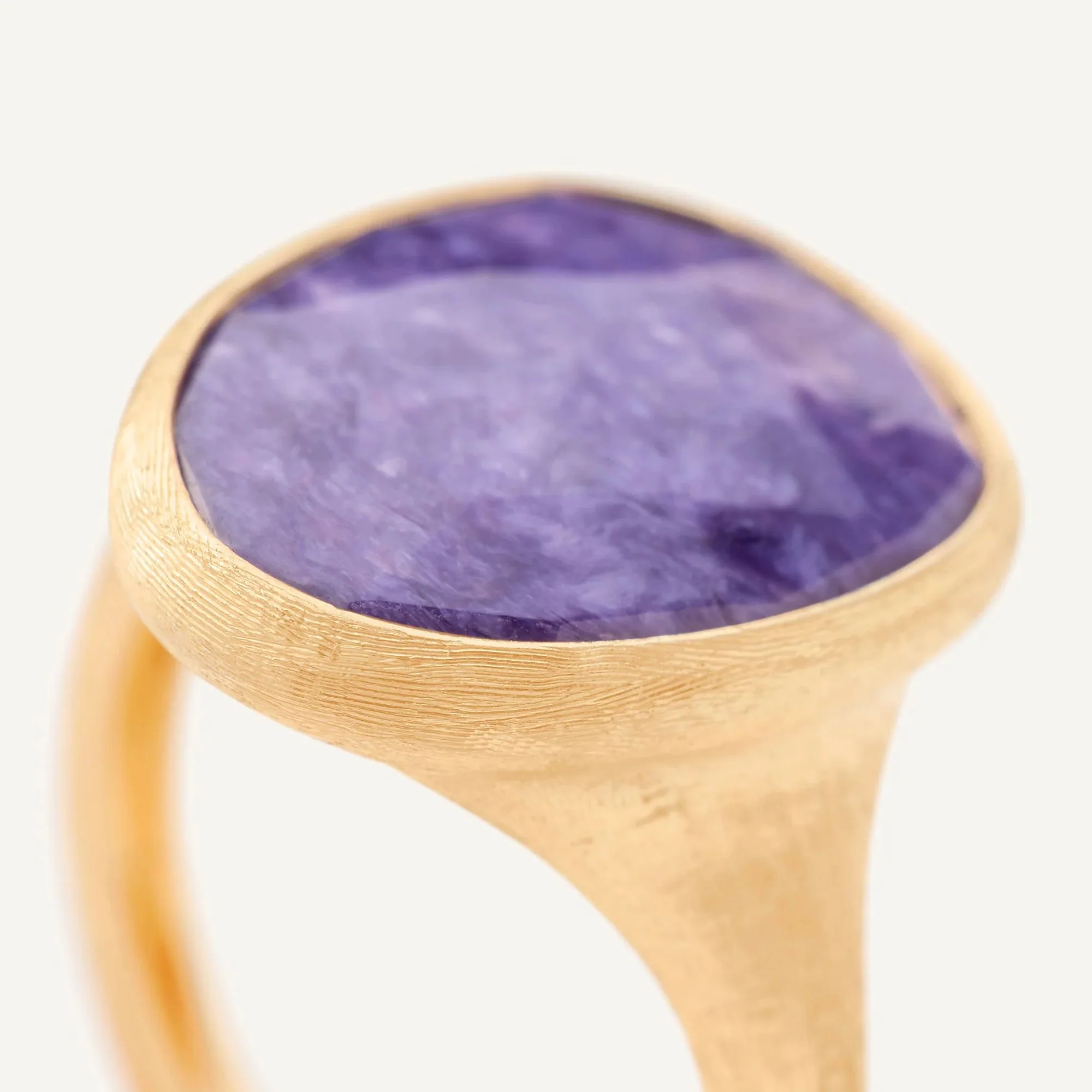 Lunaria Collection Charoite Ring - Image 3
