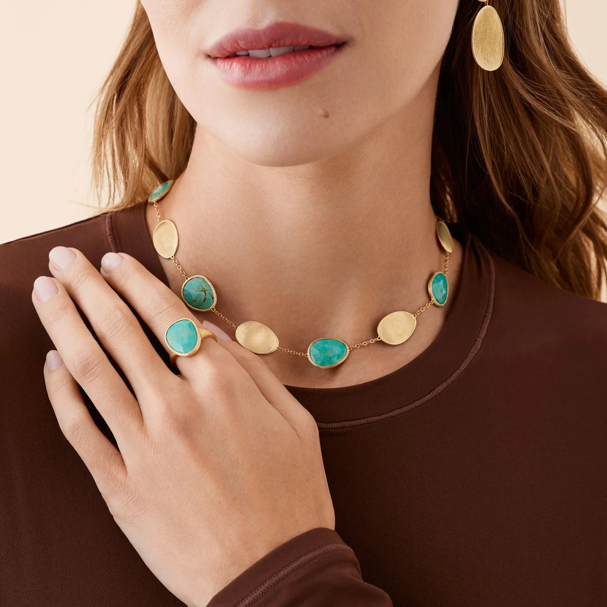 Lunaria Collection Turquoise Ring - Image 2