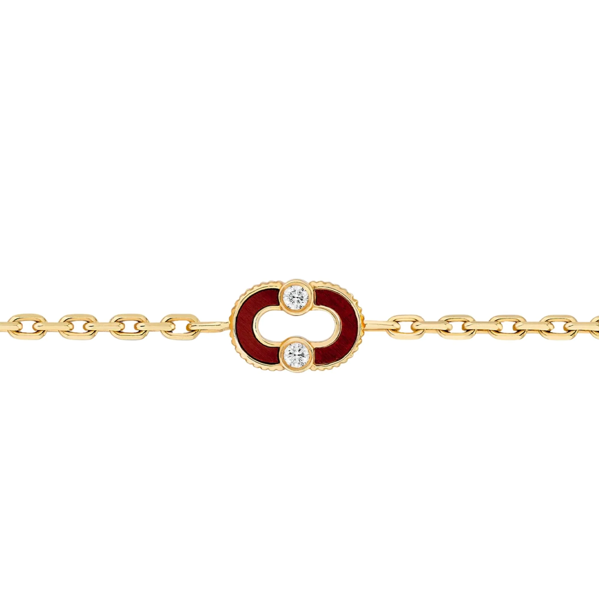 Magnetic Diamond & Stone Inlay Bracelet - Image 5