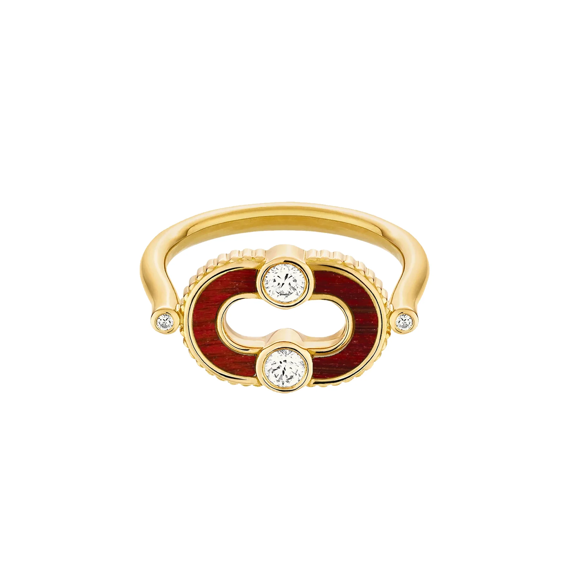Magnetic Diamond & Stone Inlay Ring - Image 4