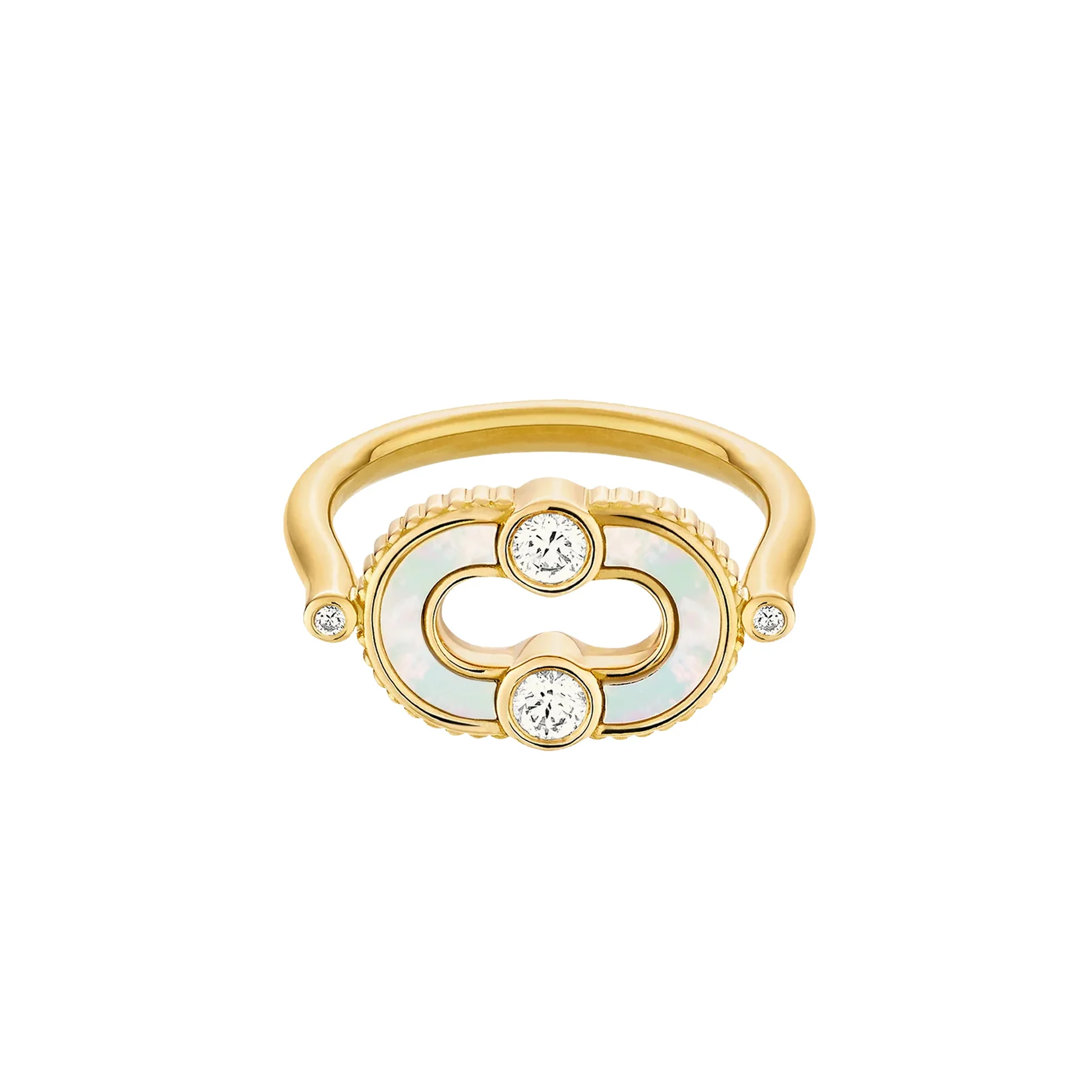 Magnetic Diamond & Stone Inlay Ring - Image 5