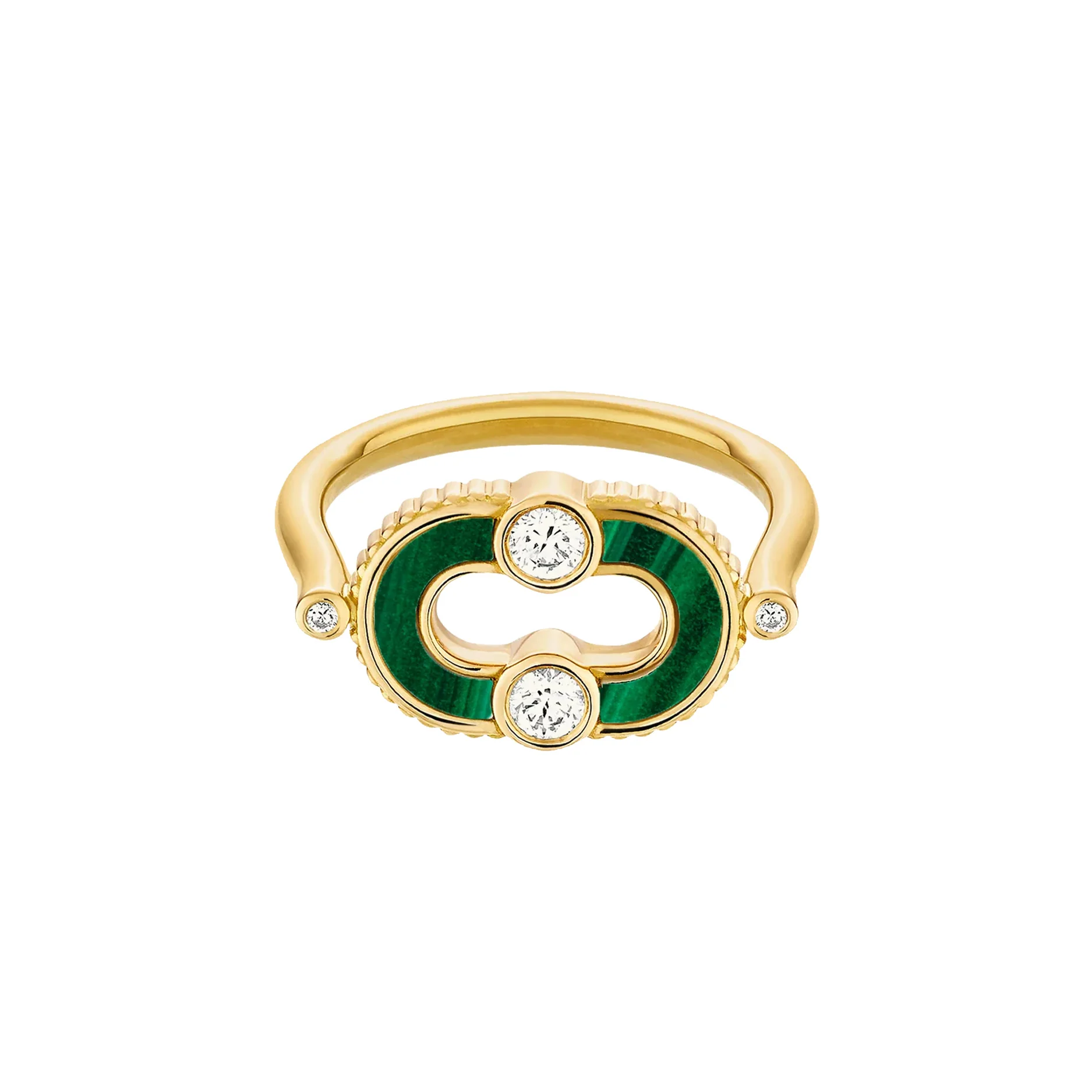 Magnetic Diamond & Stone Inlay Ring - Image 6