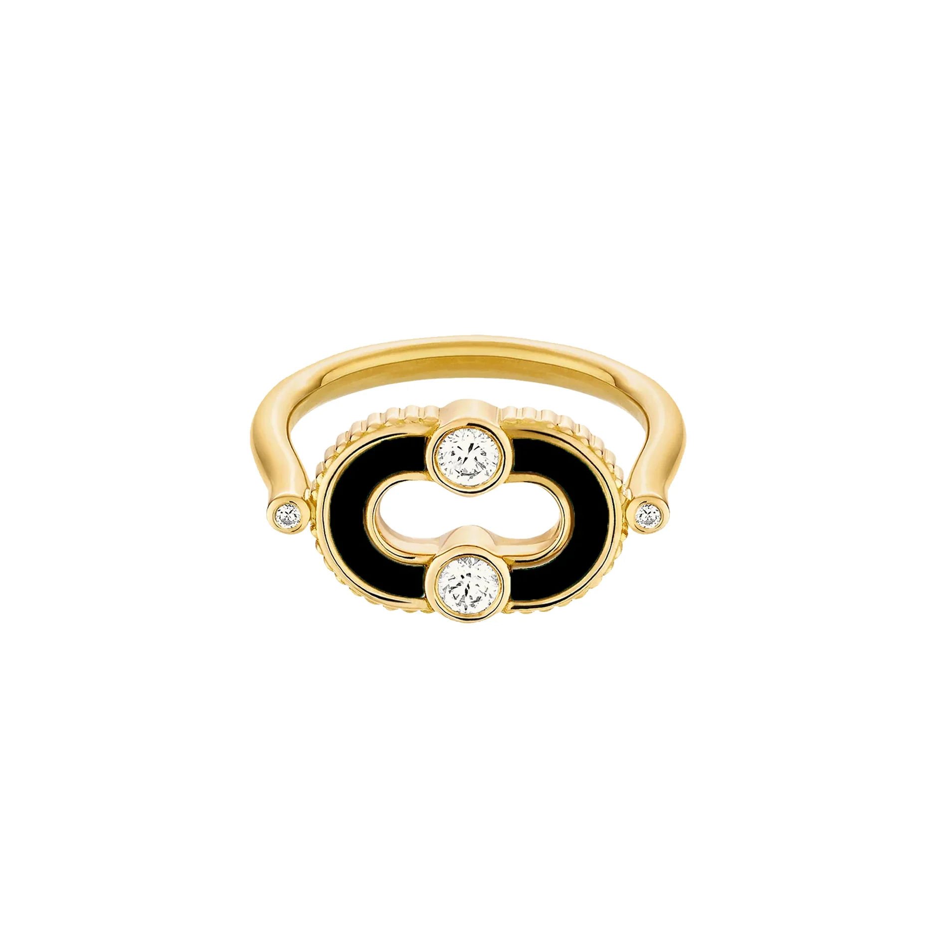 Magnetic Diamond & Stone Inlay Ring - Image 7
