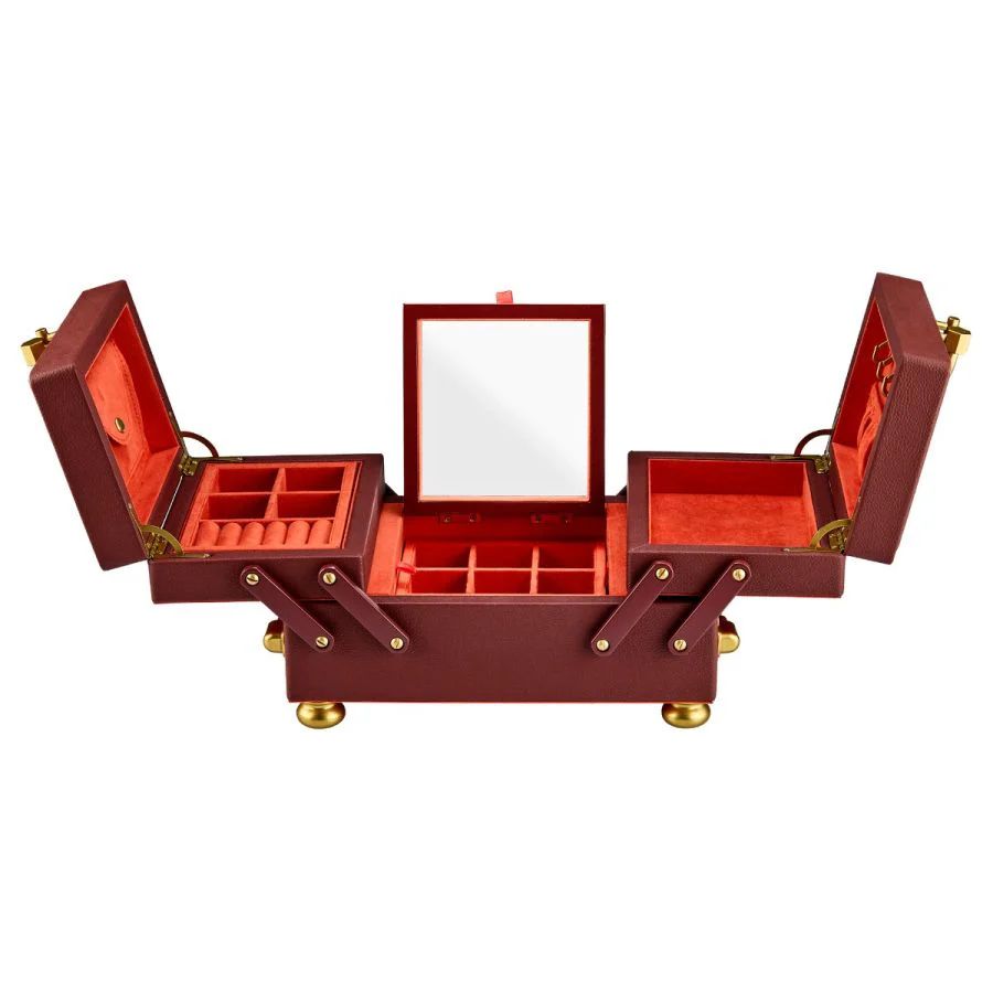 Marla Aaron Burgundy Baby Everything Jewelry Box - Image 3