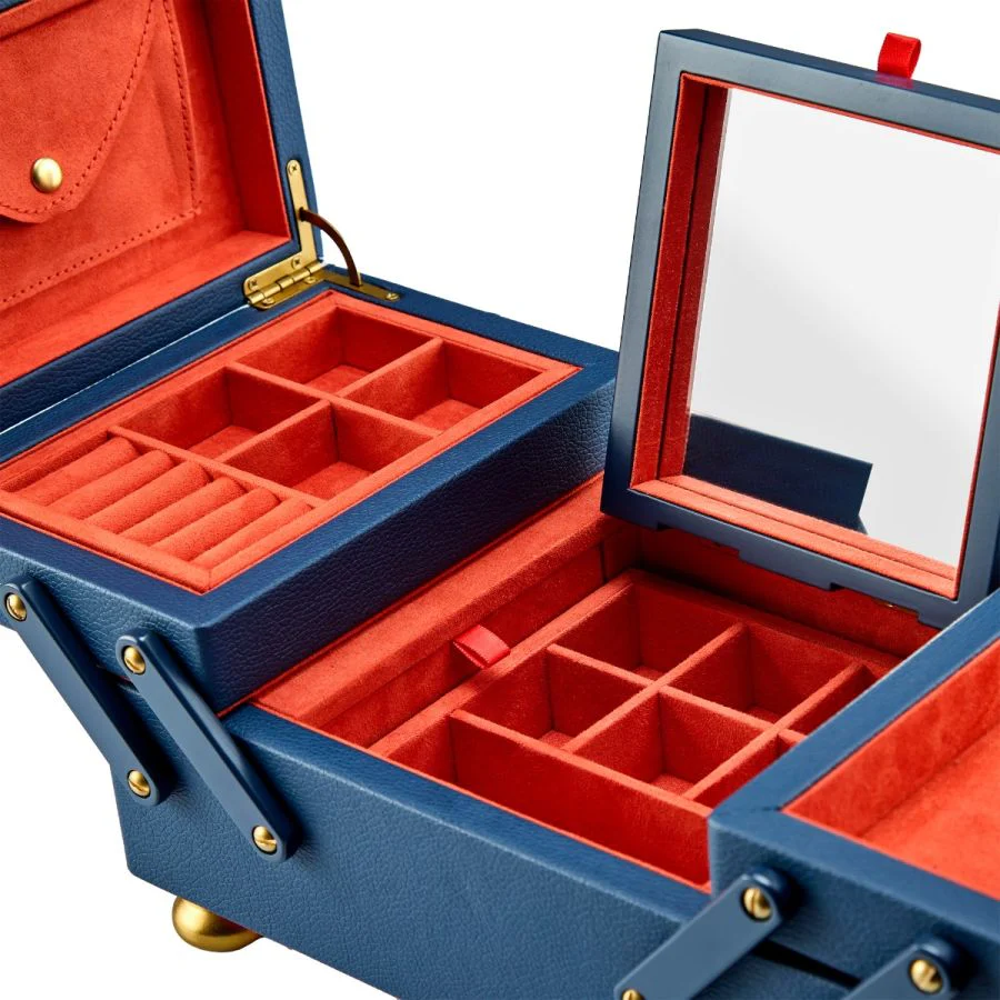 Marla Aaron Navy Baby Everything Jewelry Box - Image 4