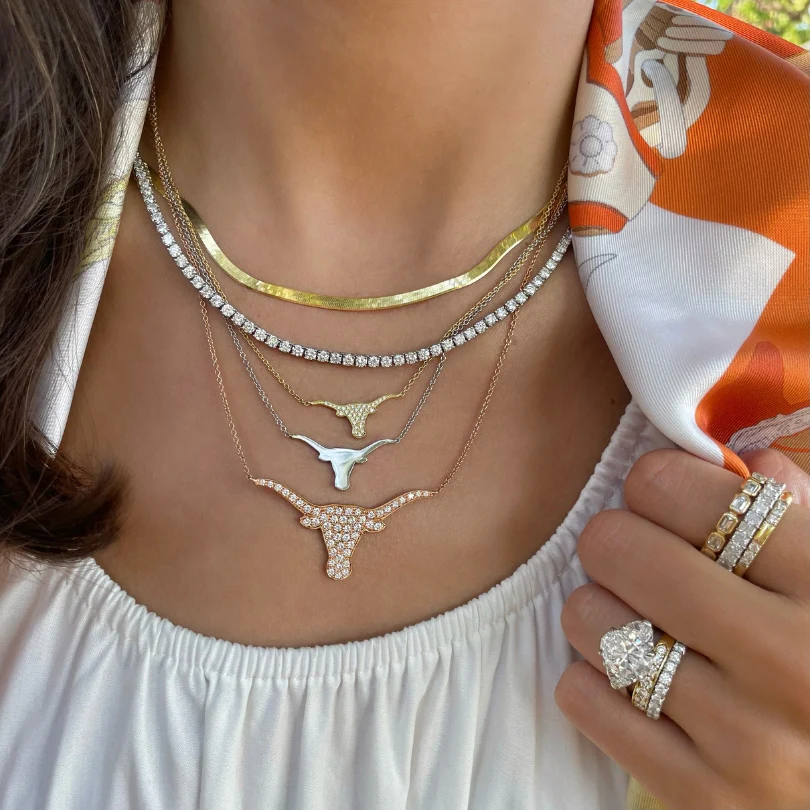 Medium Longhorn Necklace - Image 2