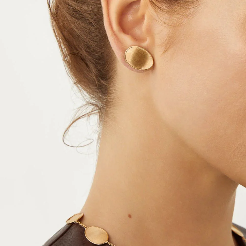 Lunaria Collection Petal Stud Earrings - Image 2