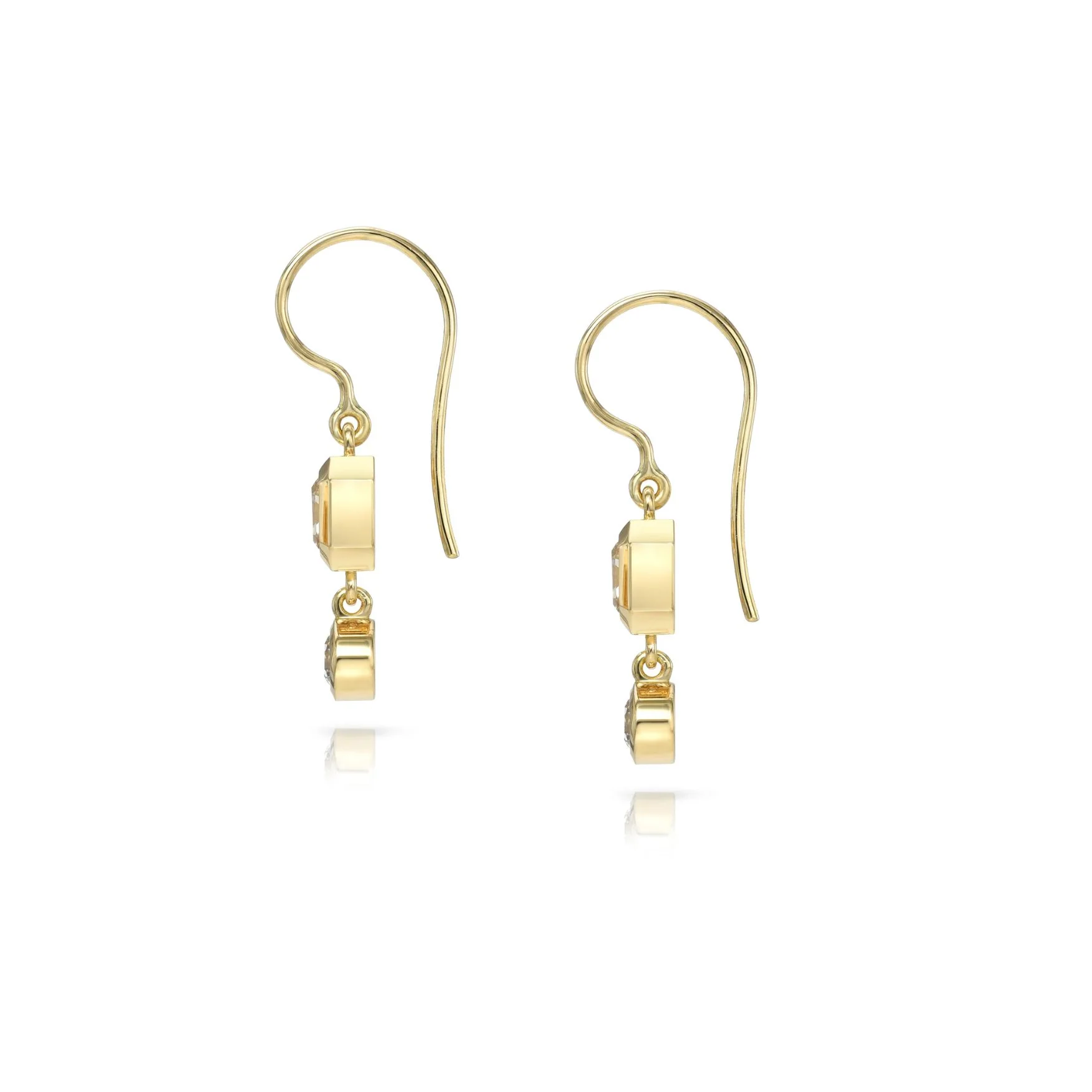 Paloma Diamond Drop Earrings - Image 2