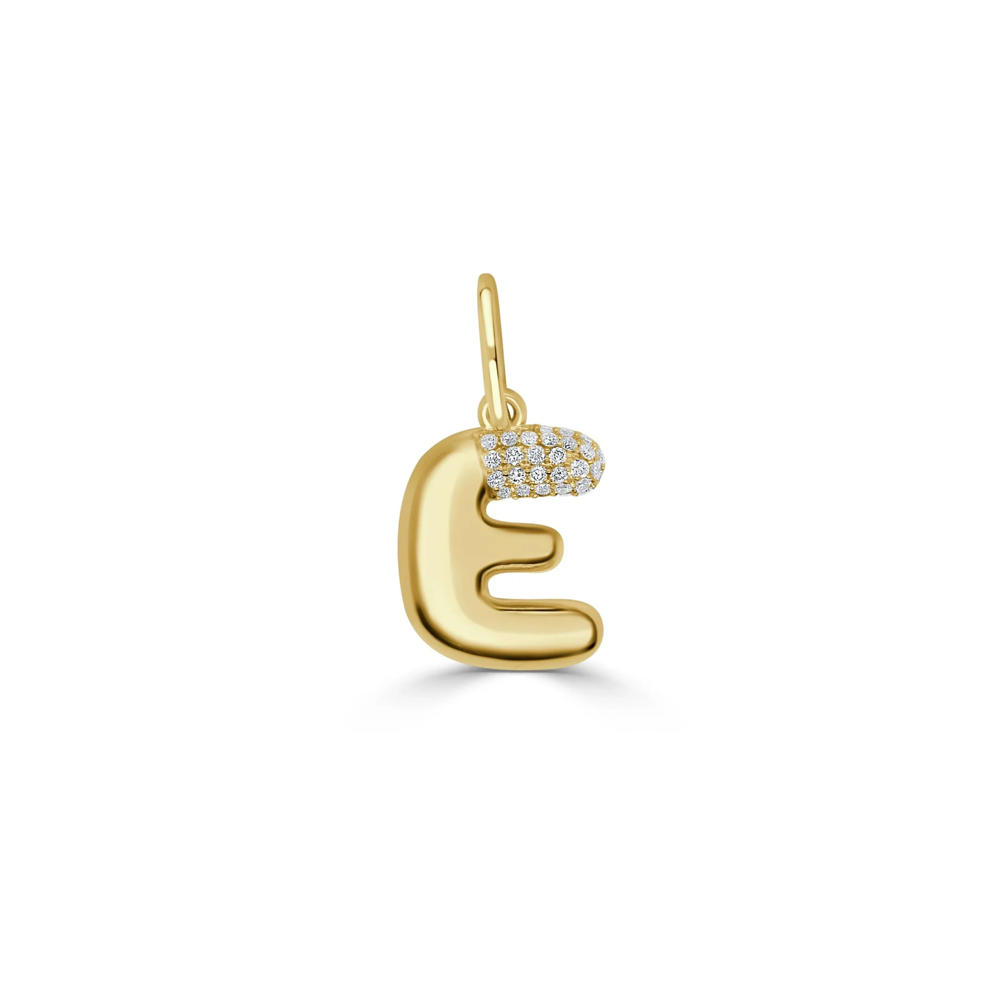 Pavé Diamond Bubble Letter Charm - Image 6