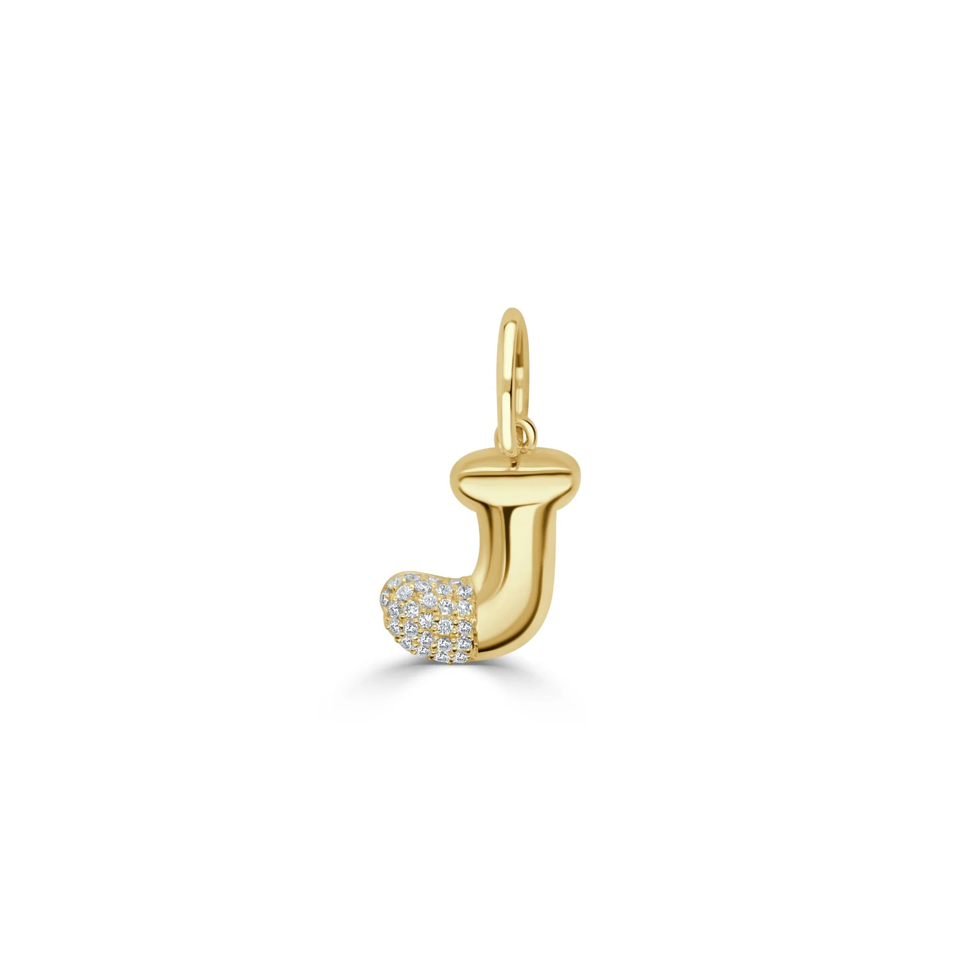 Pavé Diamond Bubble Letter Charm - Image 8
