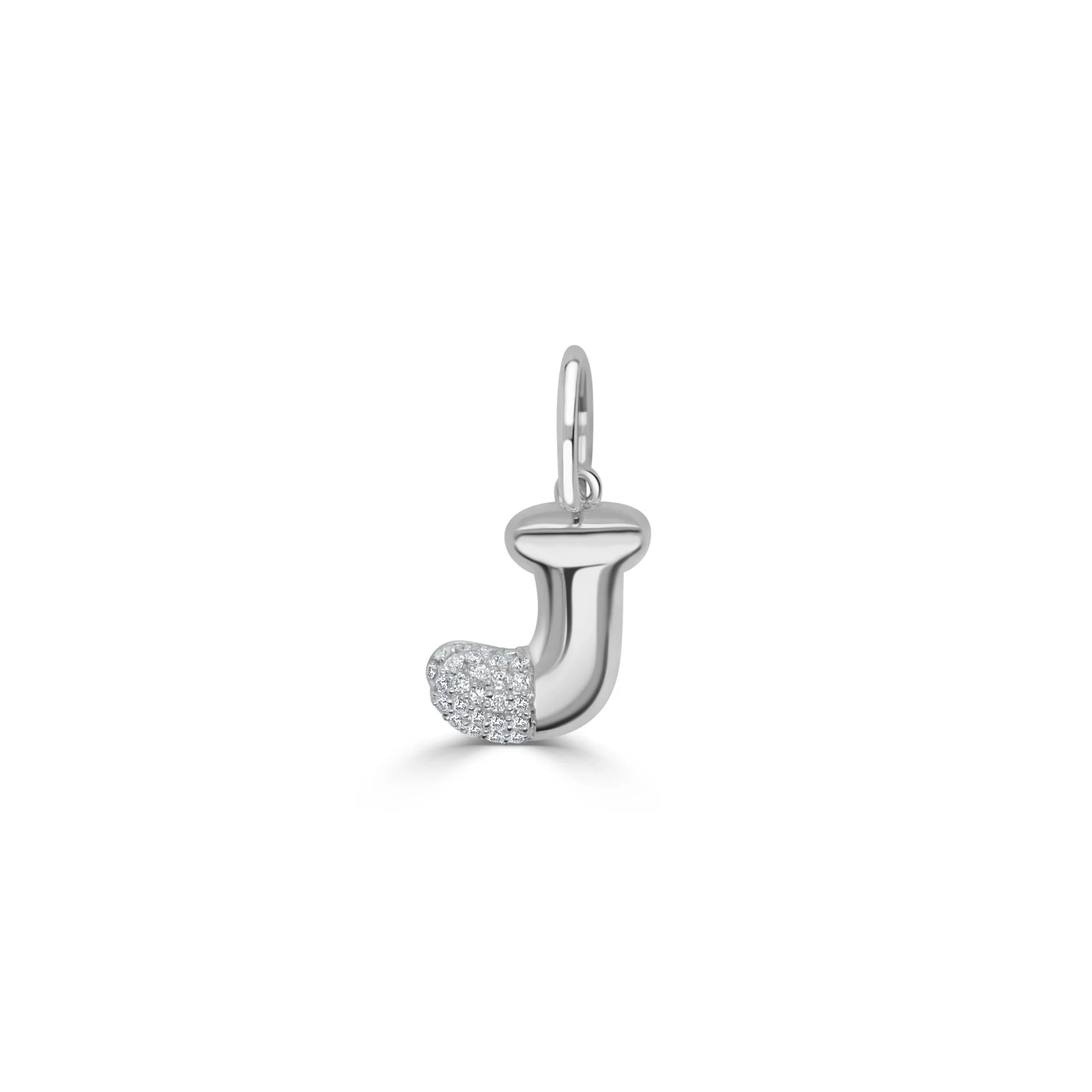 Pavé Diamond Bubble Letter Charm - Image 9