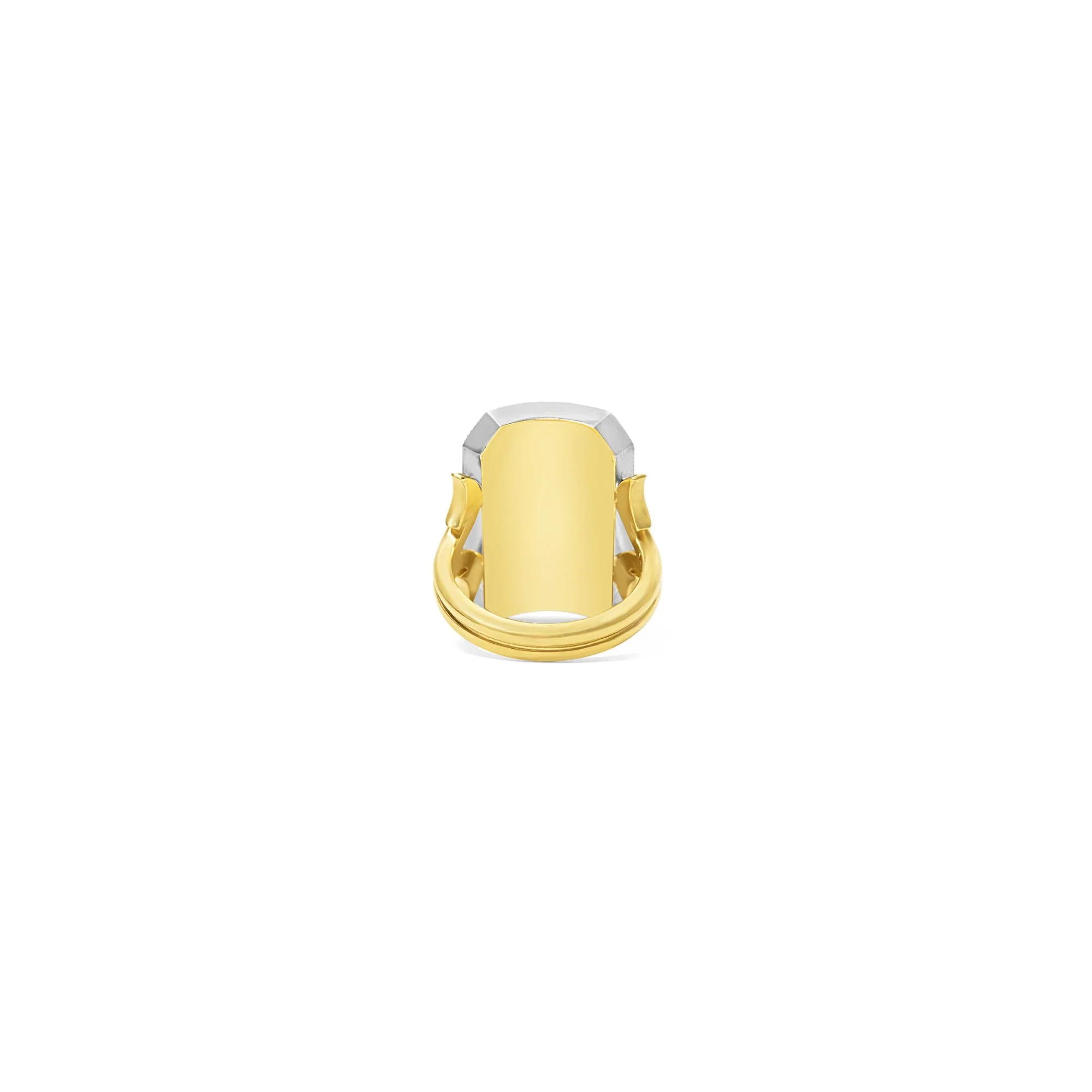 Round Grey Diamond Ten Table Ring - Image 3
