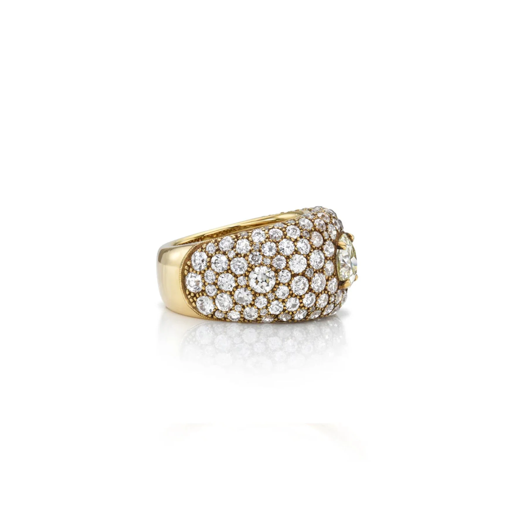 Sienna Cobblestone Diamond Dome Ring - Image 3
