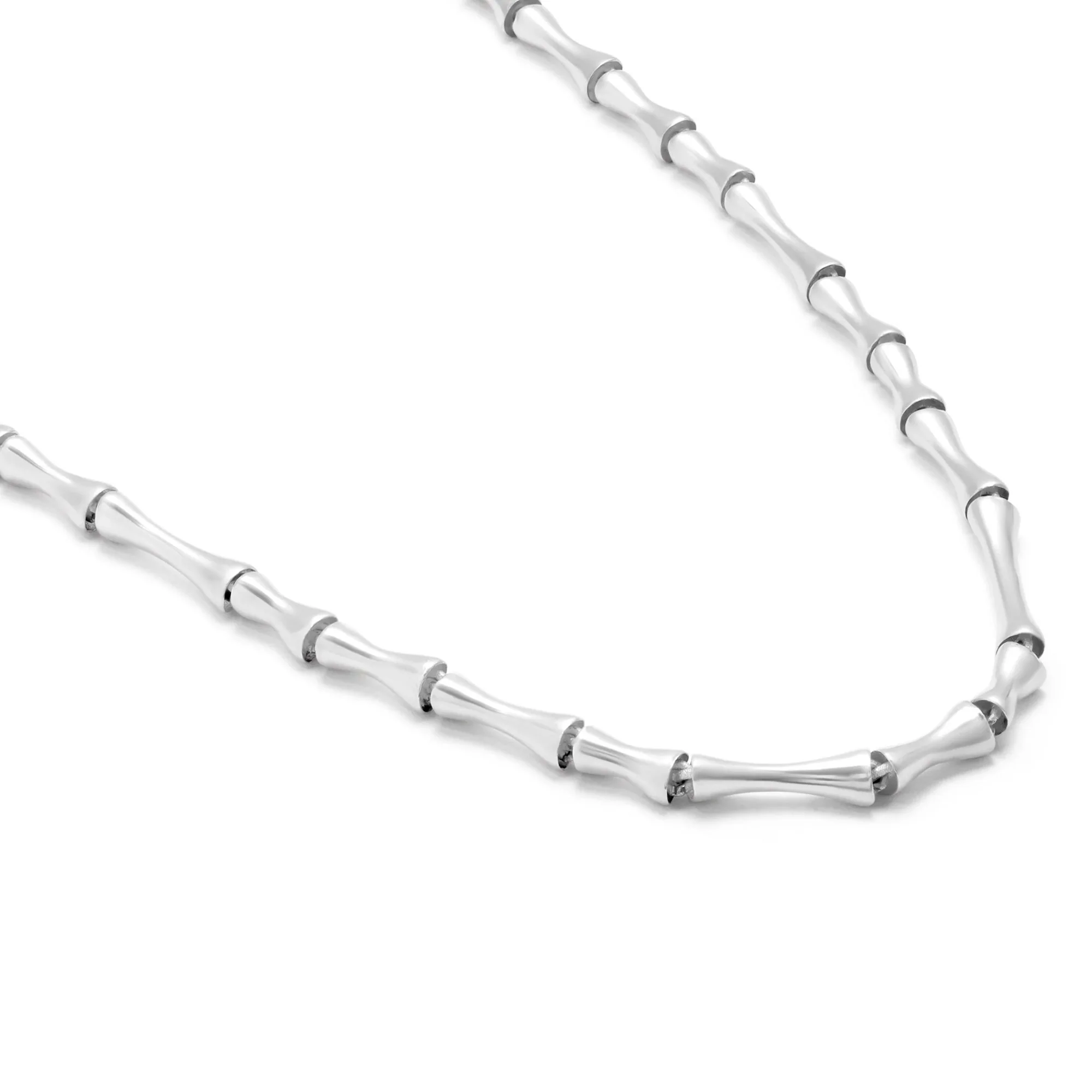 Small Mosso Sterling Silver Necklace - Image 2