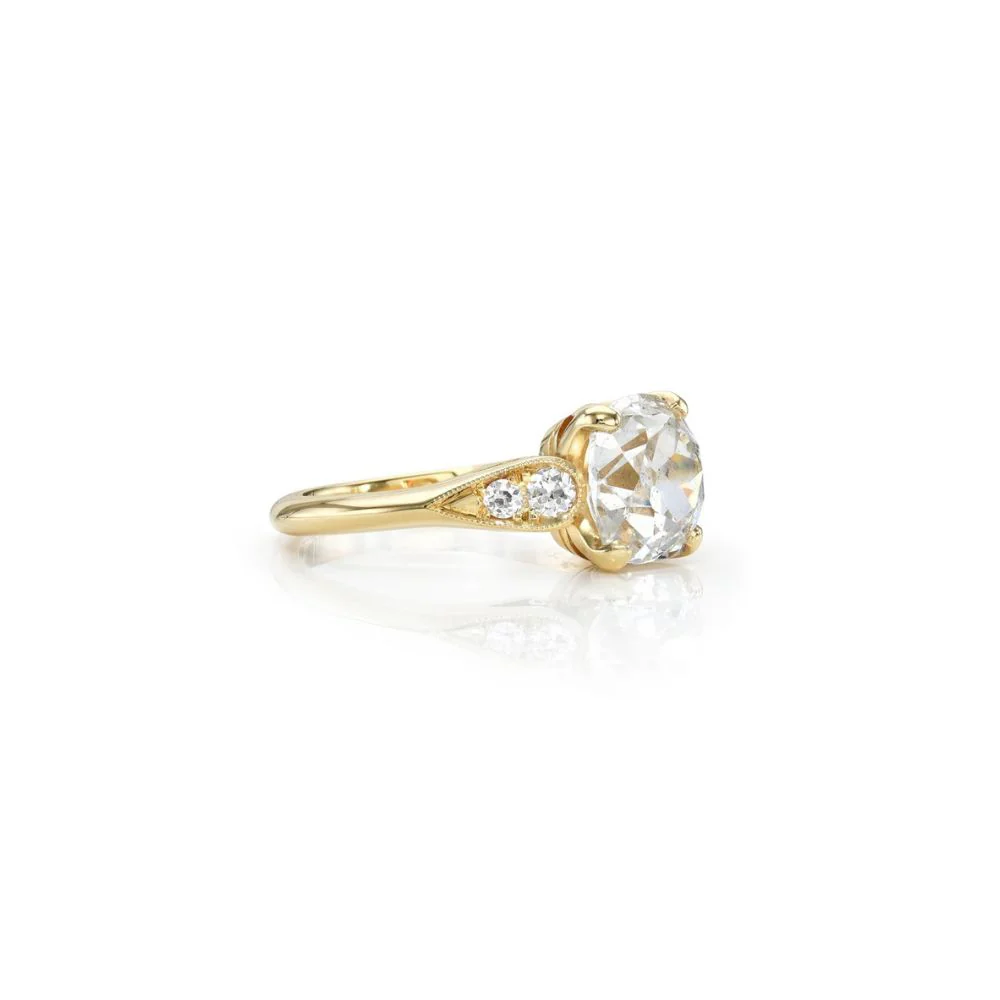 The Amanda Antique Cushion Engagement Ring - Image 2