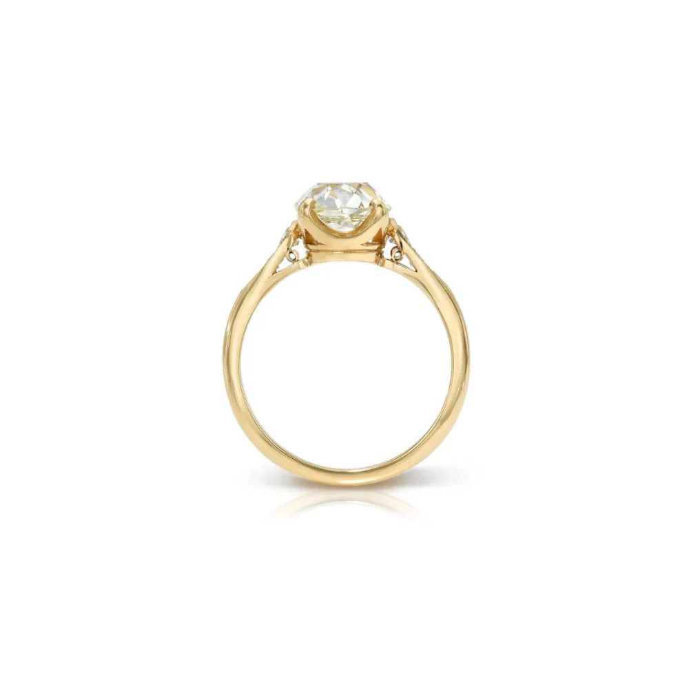The Amanda Antique Cushion Engagement Ring - Image 3