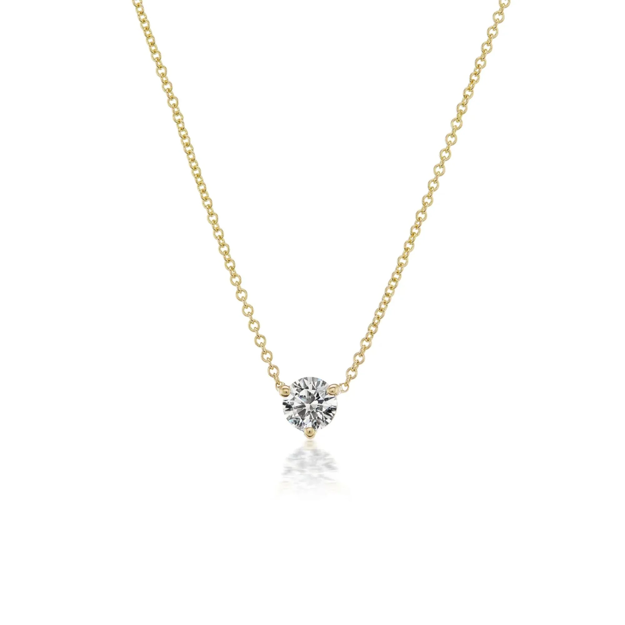 The Classic Diamond Solitaire Pendant Necklace - Image 6