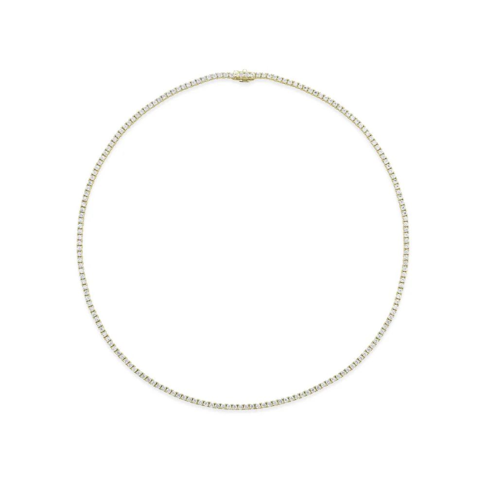 The Classic Diamond Tennis Necklace - Image 3