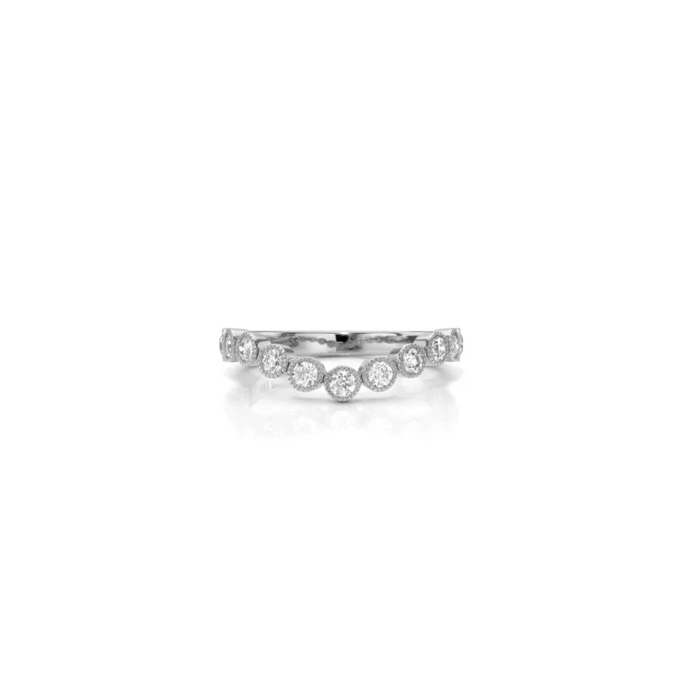 The Gabby Diamond Curved Ring - Image 3