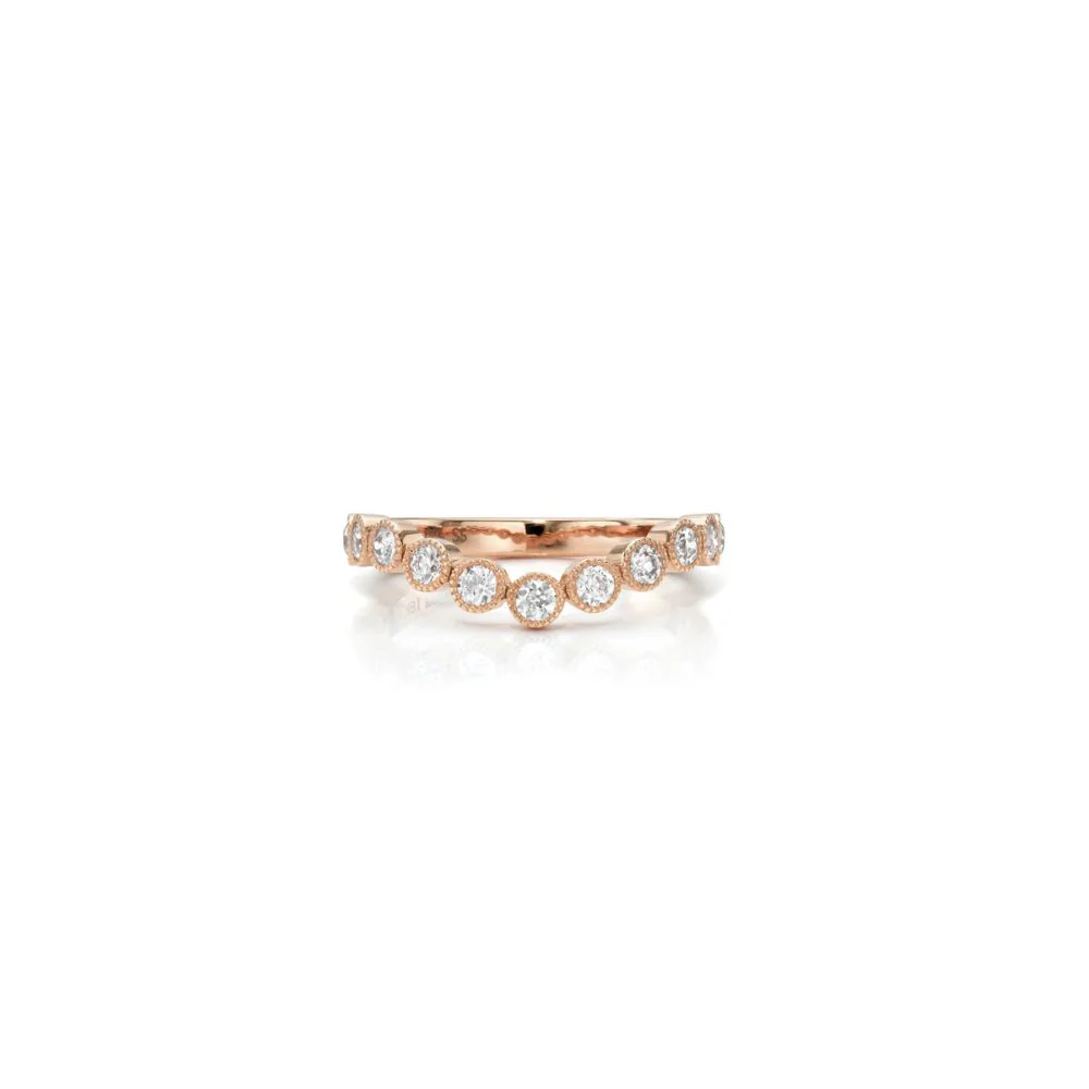 The Gabby Diamond Curved Ring - Image 4