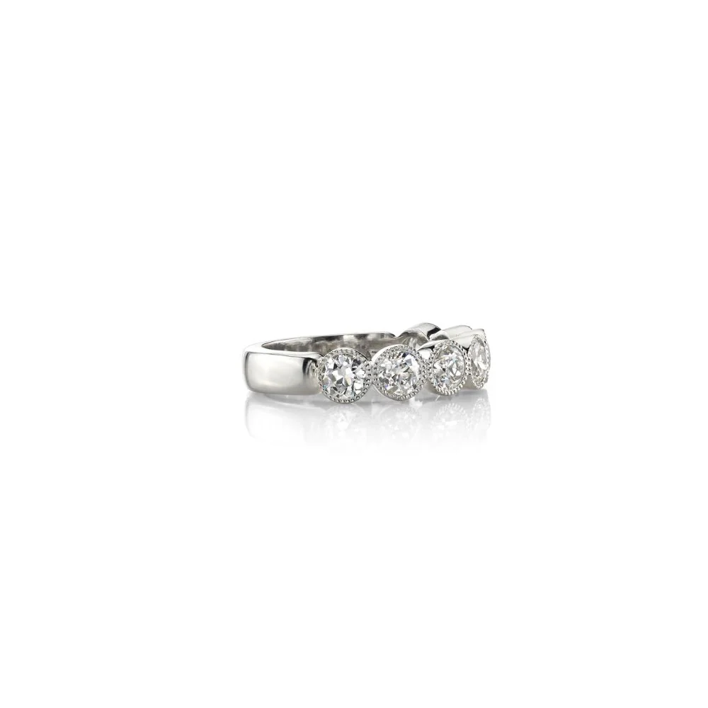 The Gabby Half Diamond Eternity Ring - Image 4