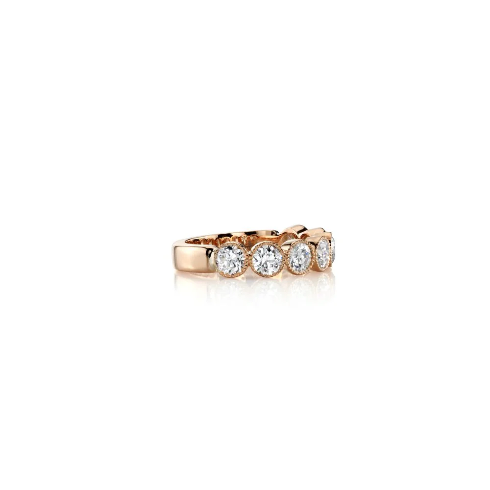 The Gabby Half Diamond Eternity Ring - Image 5